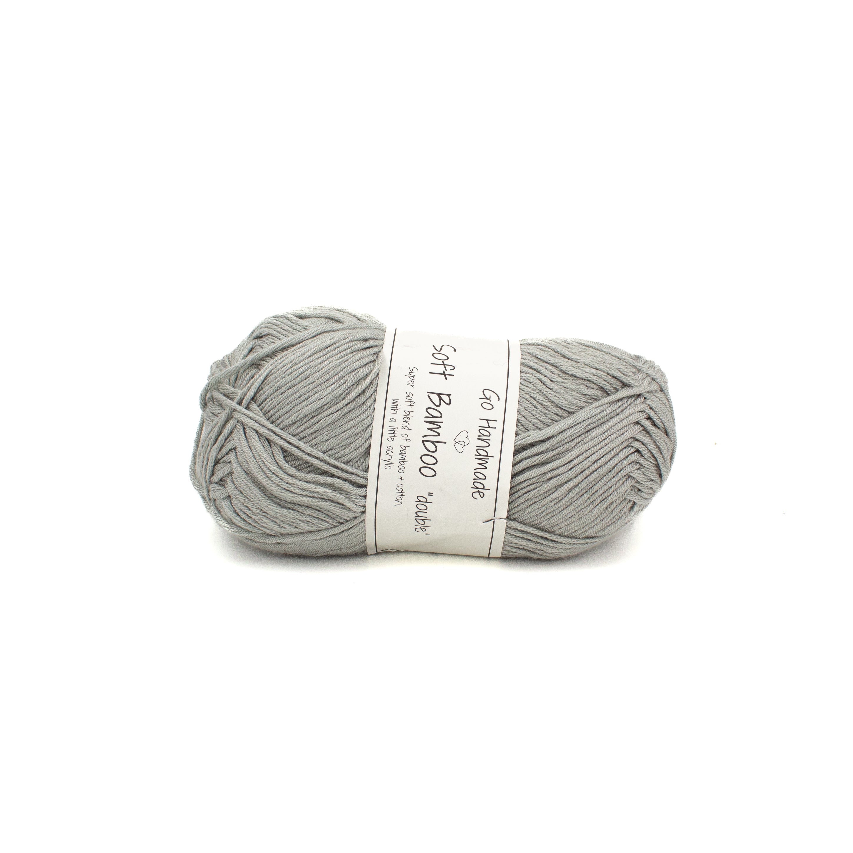 Go Handmade Soft Bamboo "Double" in Light Grey