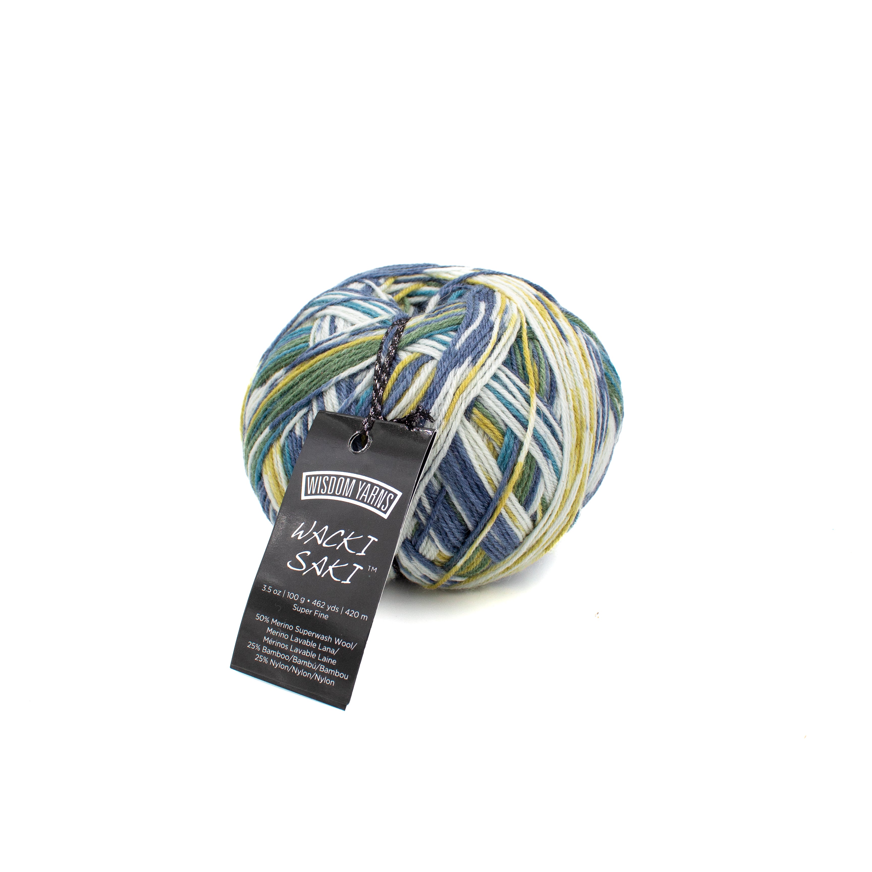 Wisdom Yarns Wacki Saki in Kooky Meadow