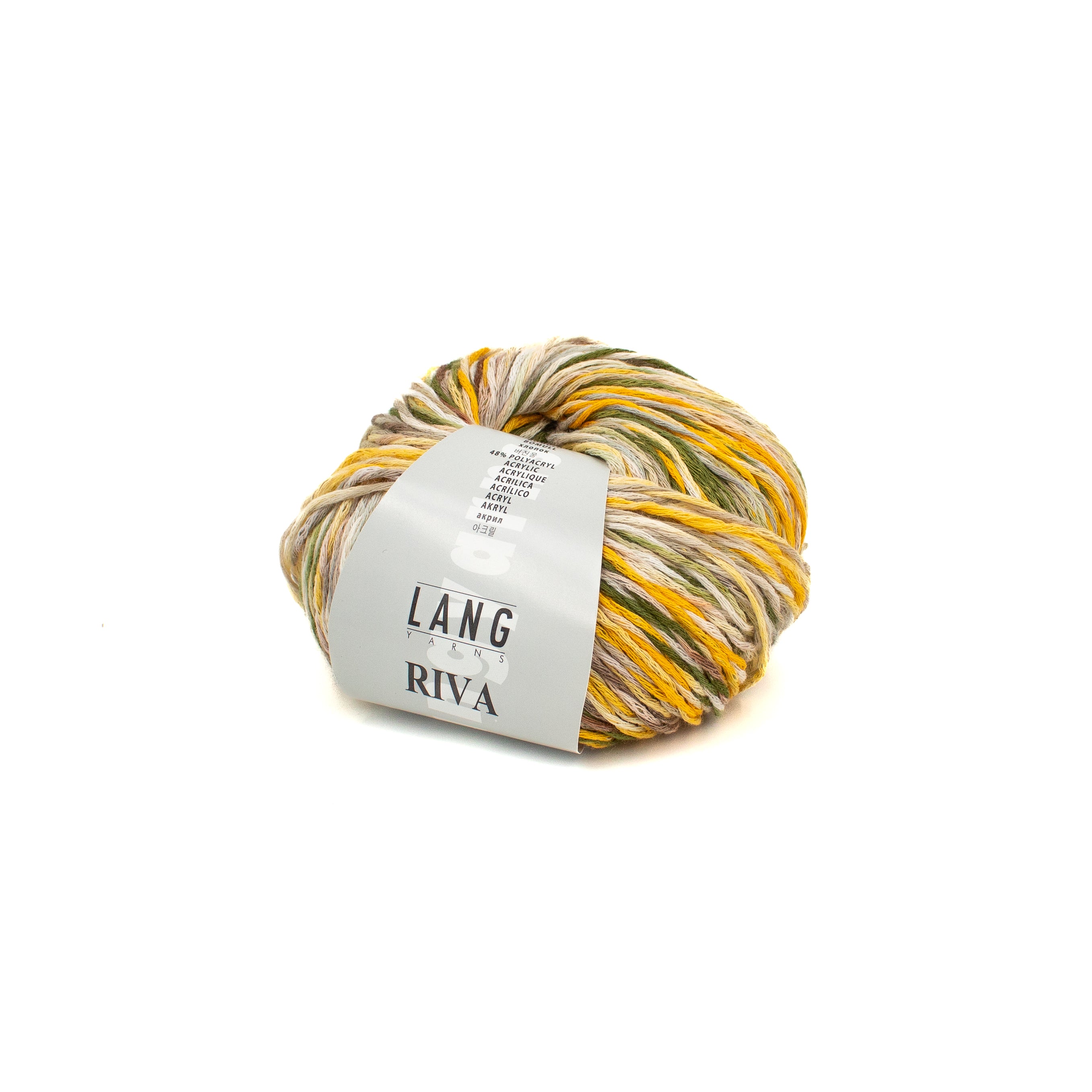 Lang Riva in Goldenrod/Green/Neutral