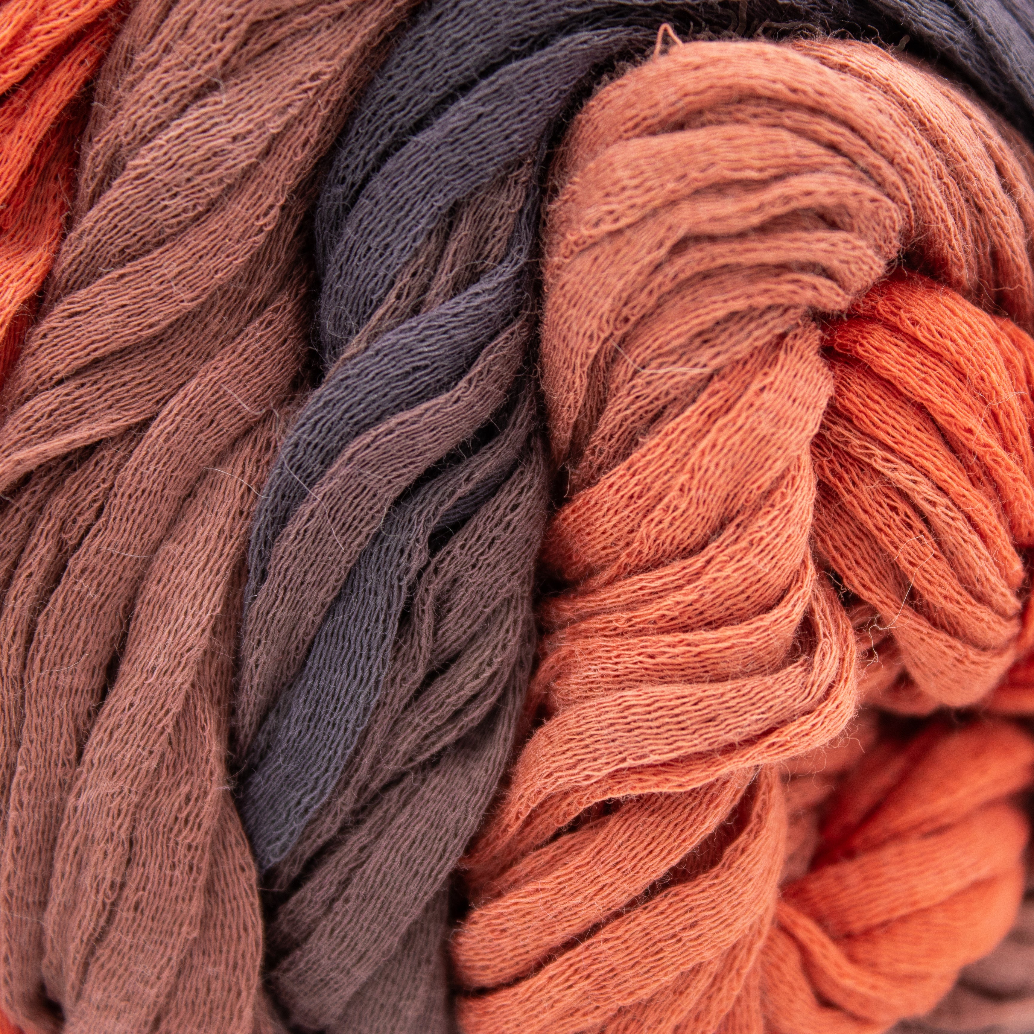 Lang Sol Degrade in Grey/Orange