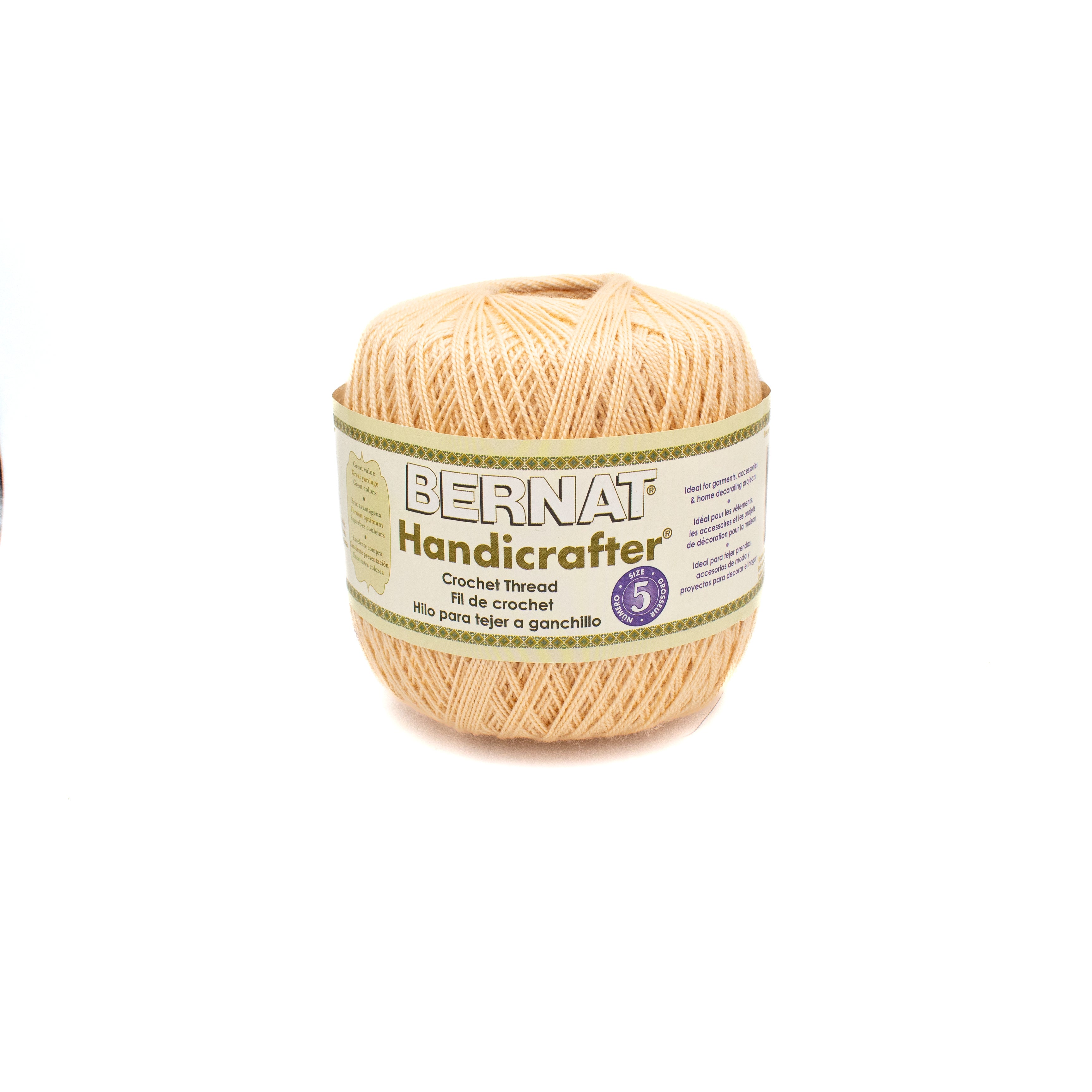 Bernat Handicrafter Crochet Thread in Crisp Linen