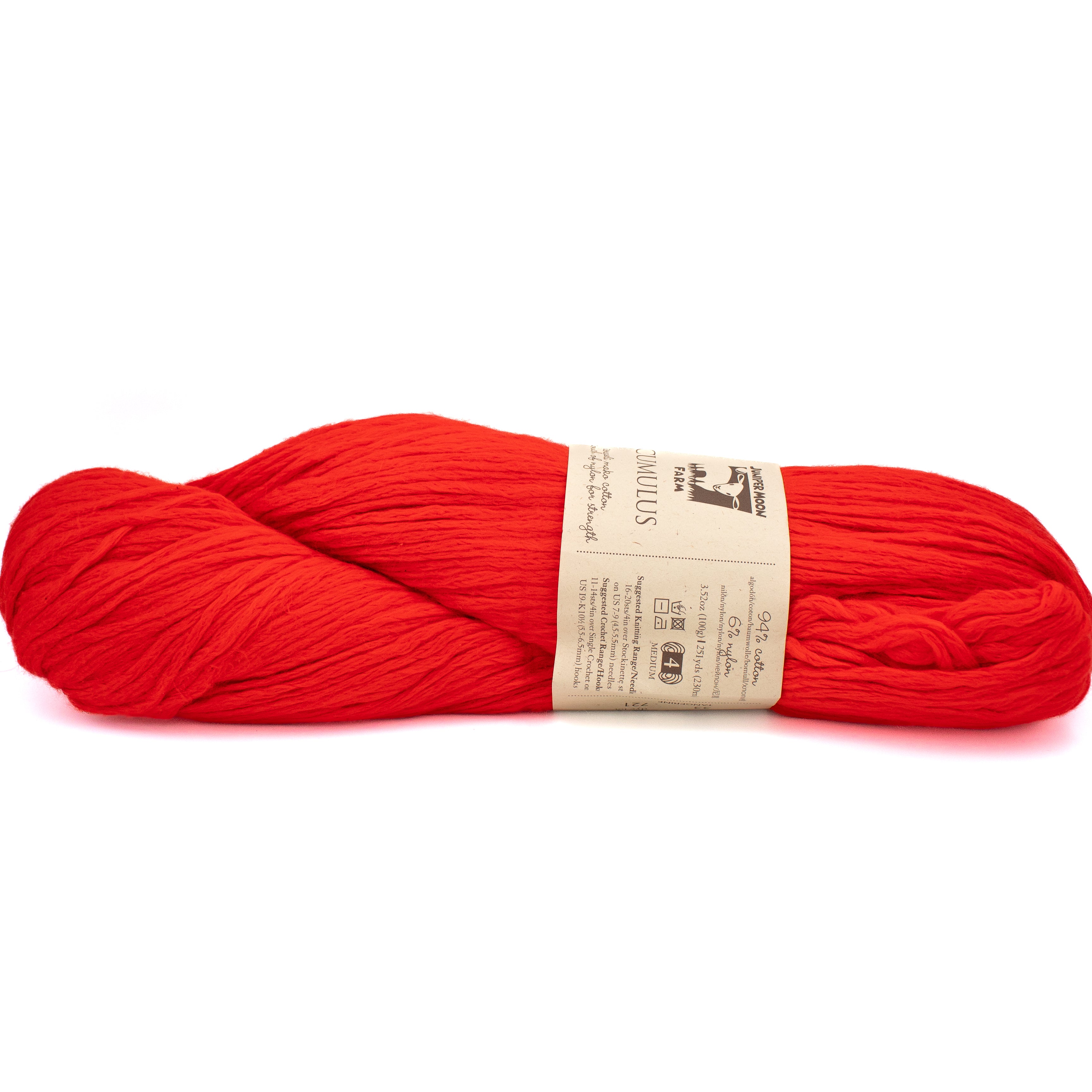 Juniper Moon Farms Cumulus in Tangerine