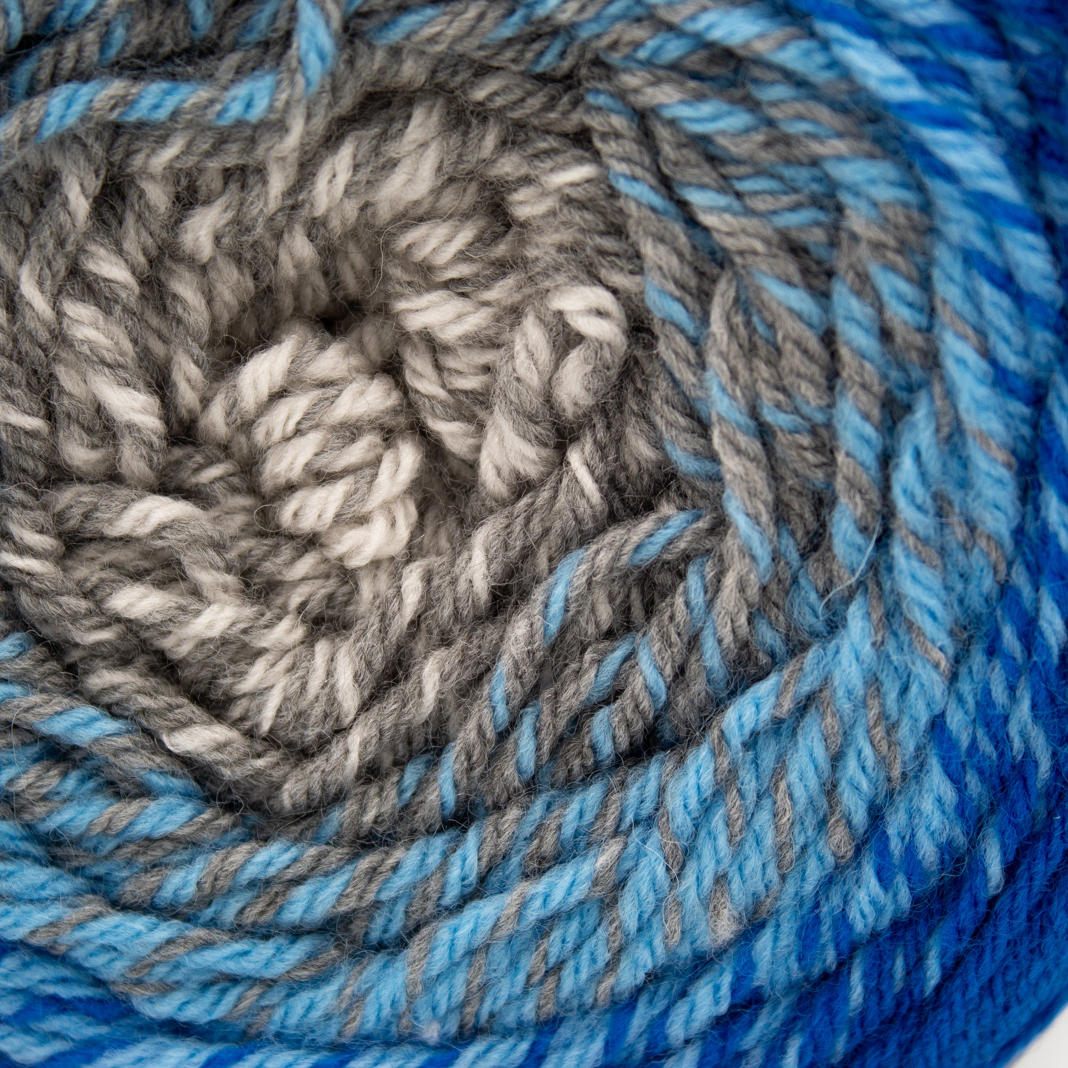 Yarn Art Flowers Merino in Blue Grey Multi