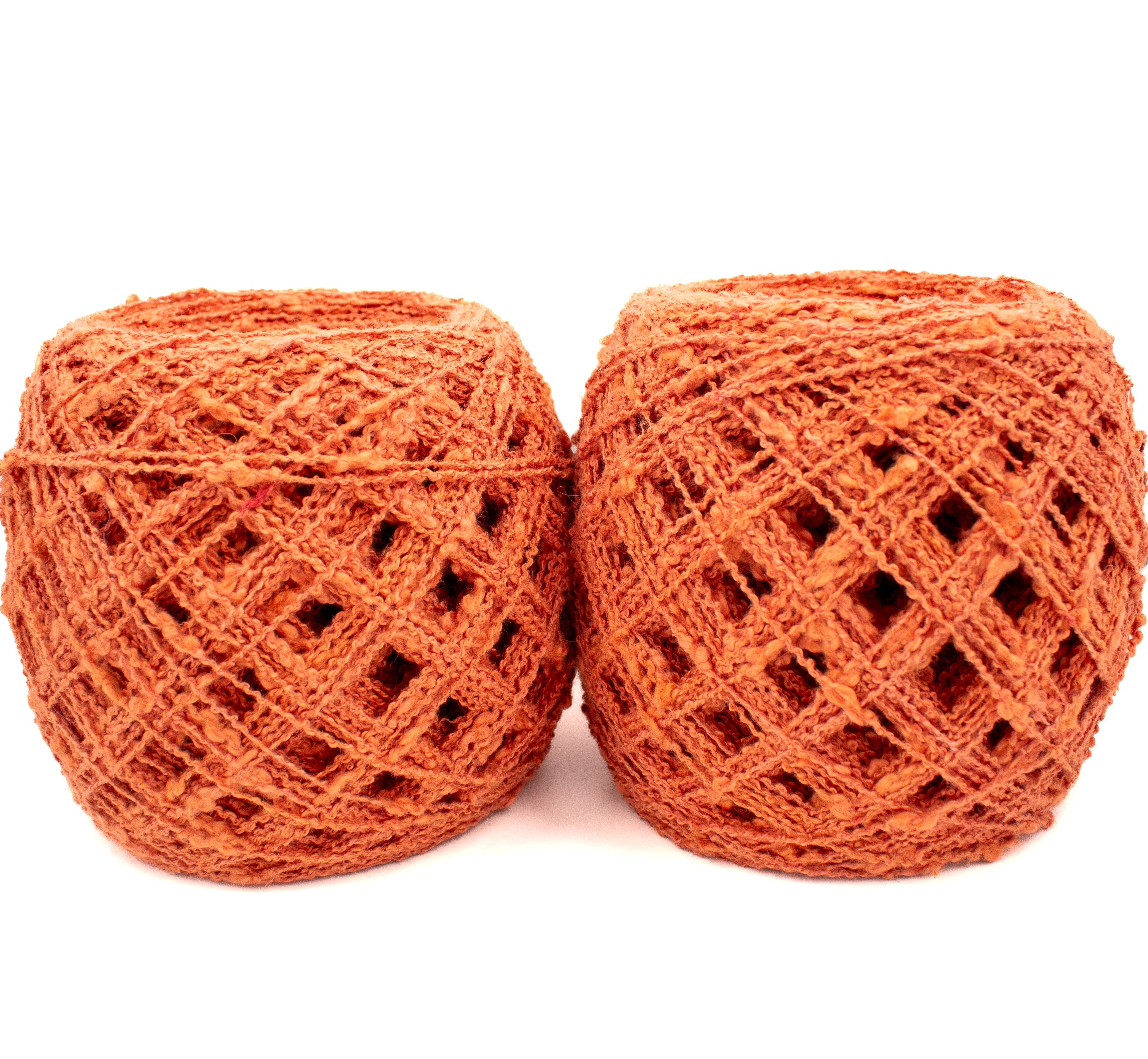 Large Thick and Thin Orange Mystery Yarn (CAKED SET OF 2)