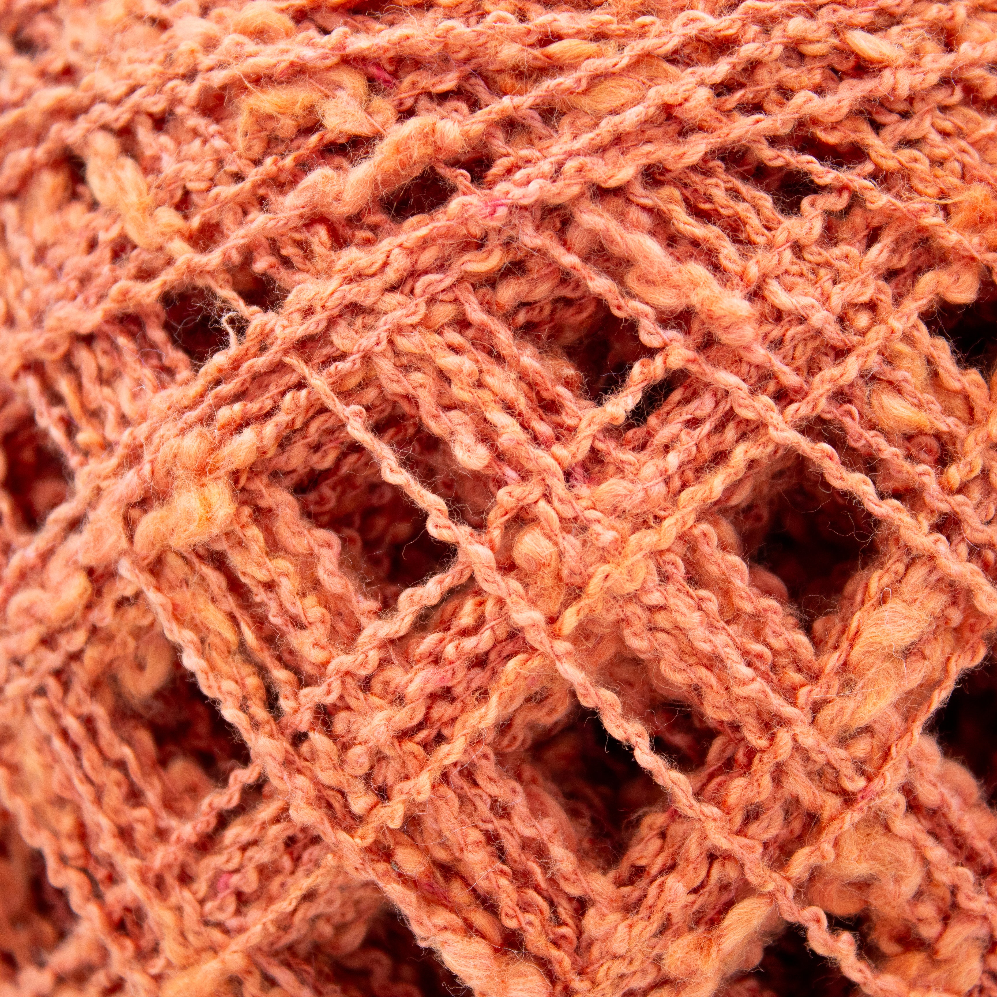 Large Thick and Thin Orange Mystery Yarn (CAKED SET OF 2)