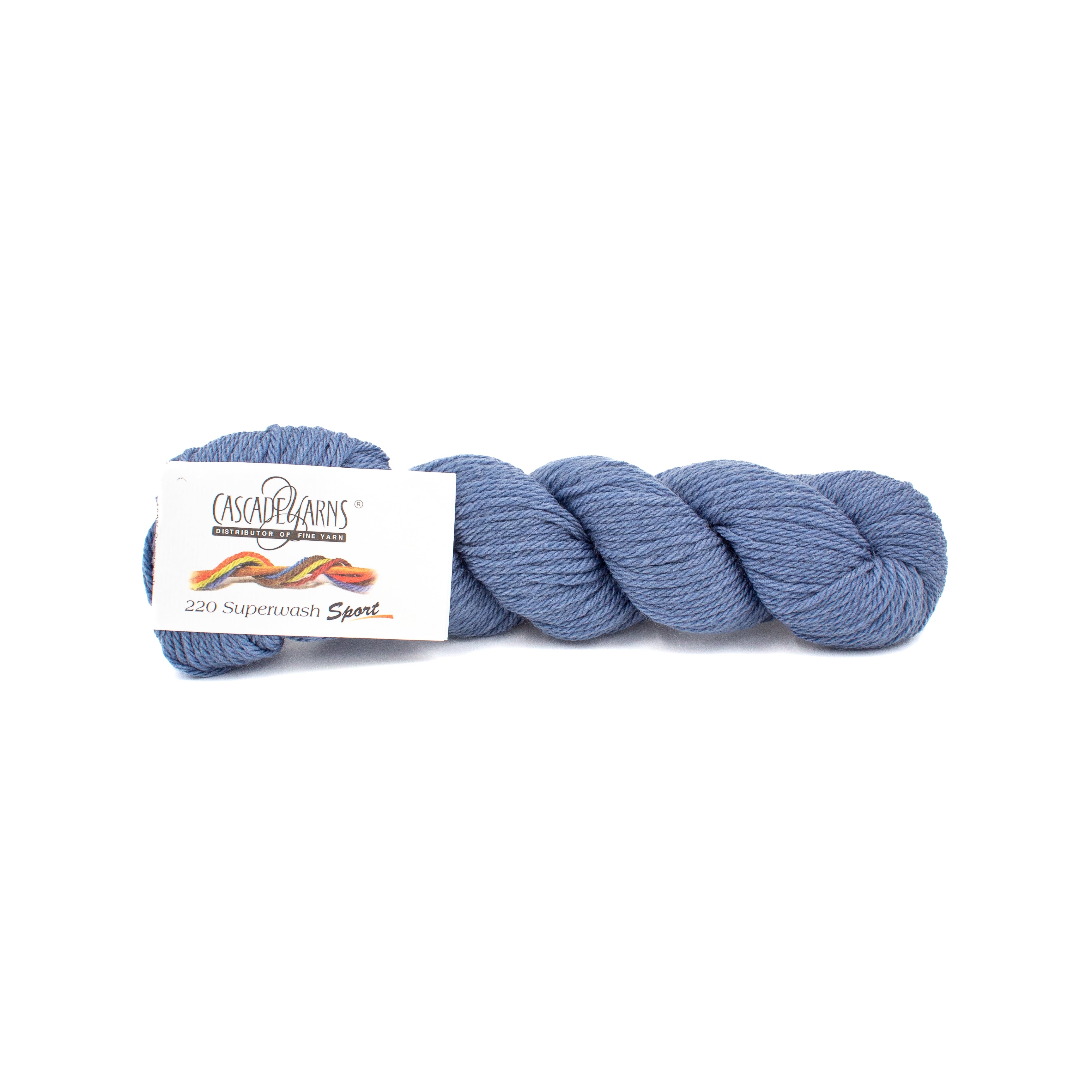 Cascade 220 Superwash Sport in Westpoint Blue Heather
