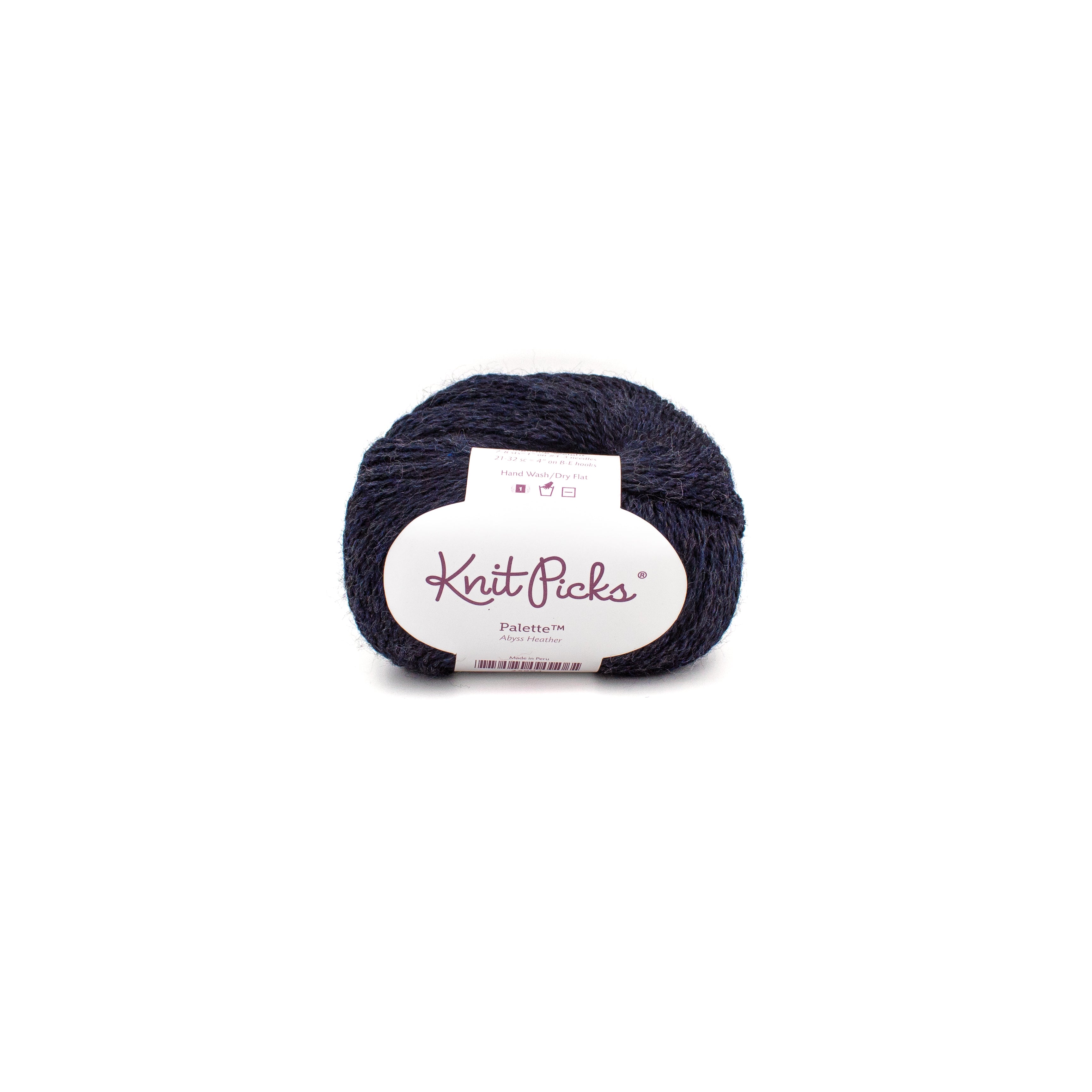 Knit Picks Palette in Abyss Heather