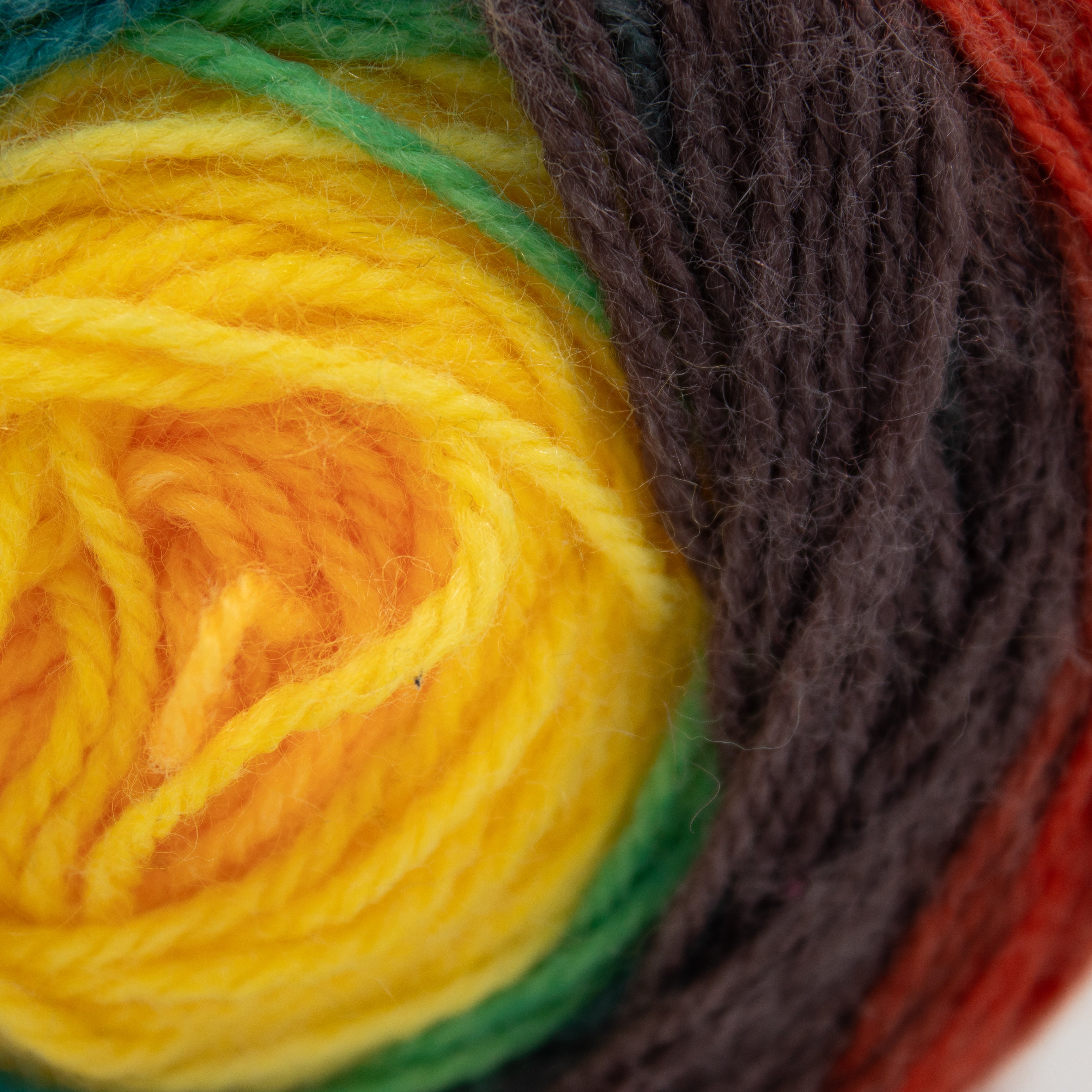 Lion Brand Mandala in Thunderbird