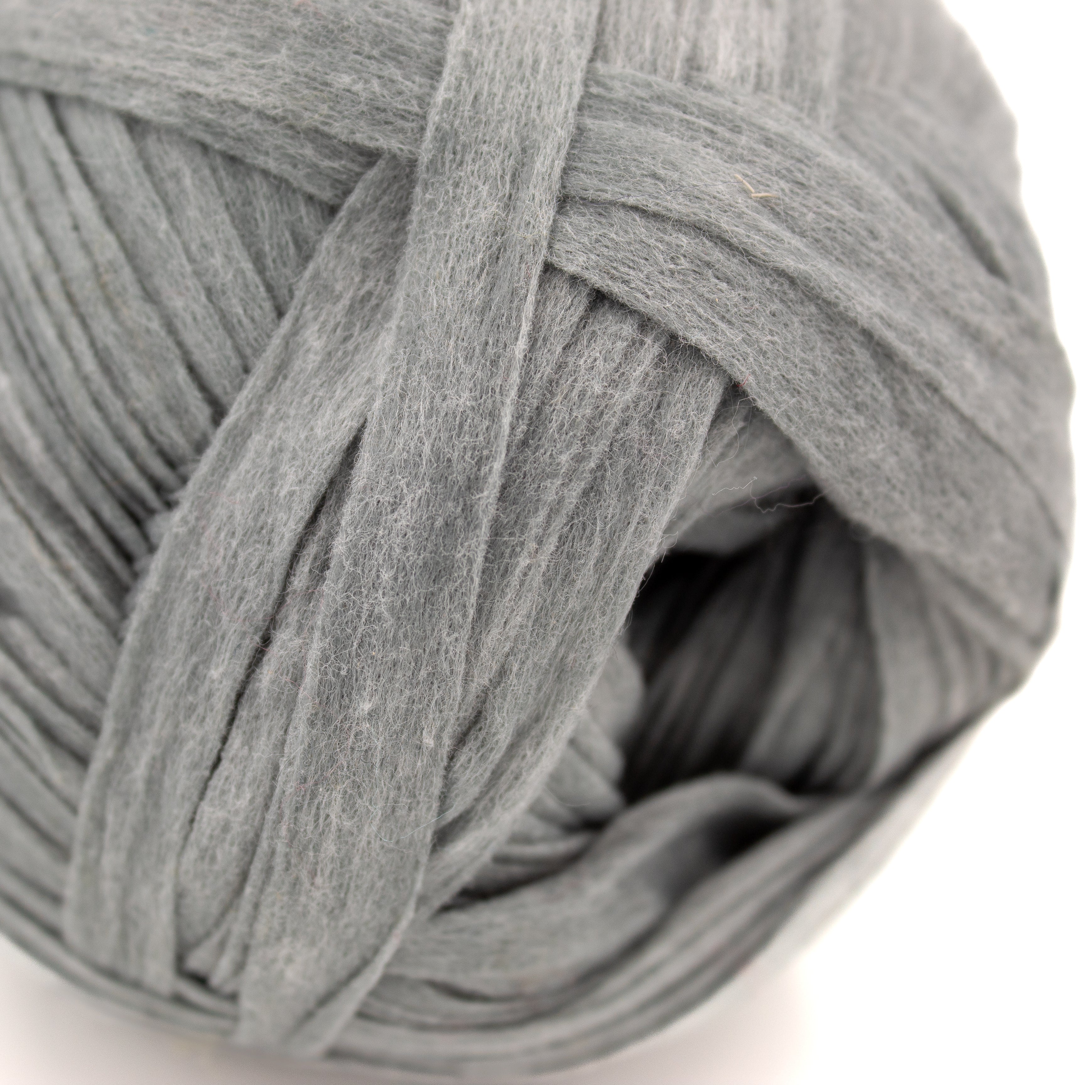 Lion Brand Rewind Tape Yarn in Artic Ice