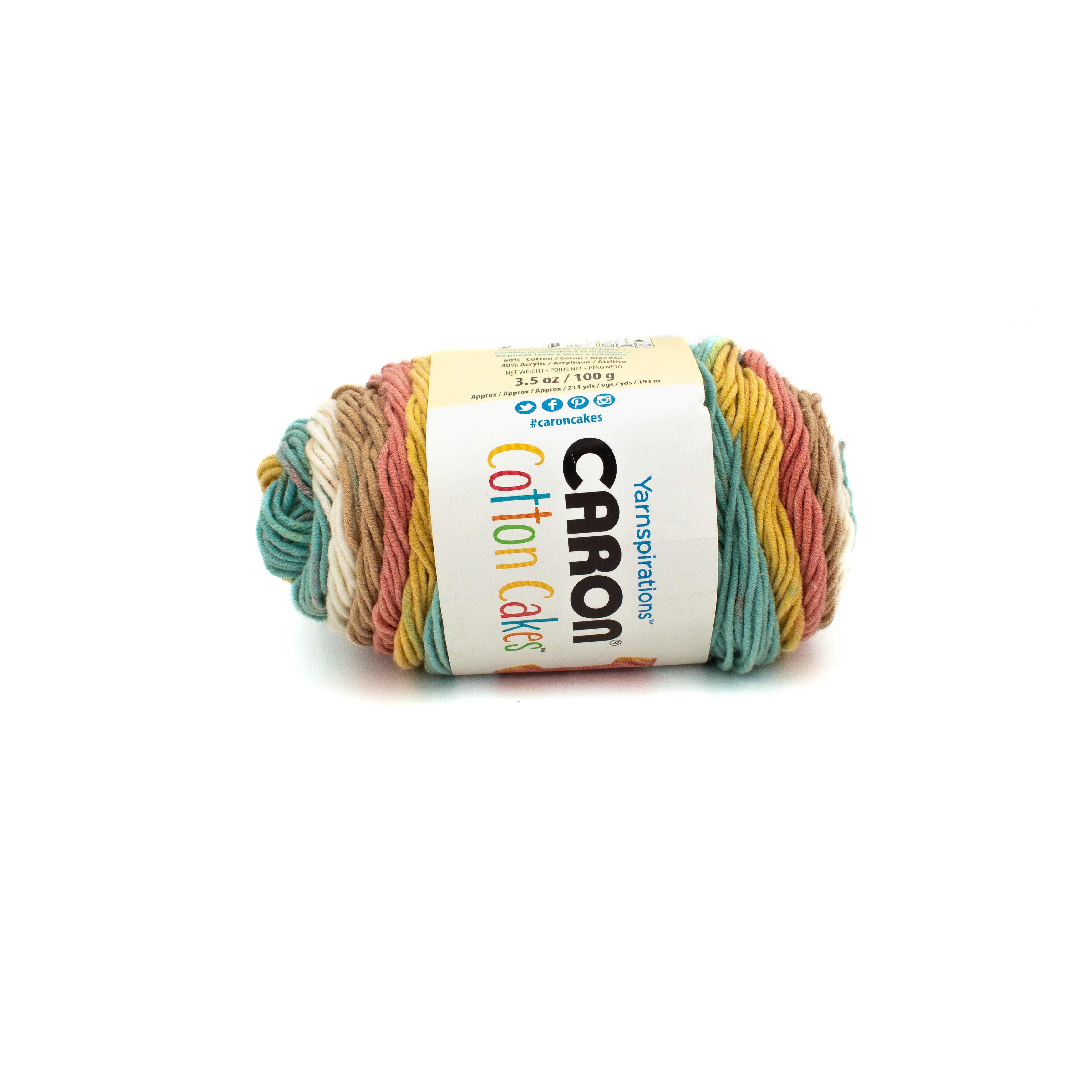 Caron Cotton Cakes in Boho Floral