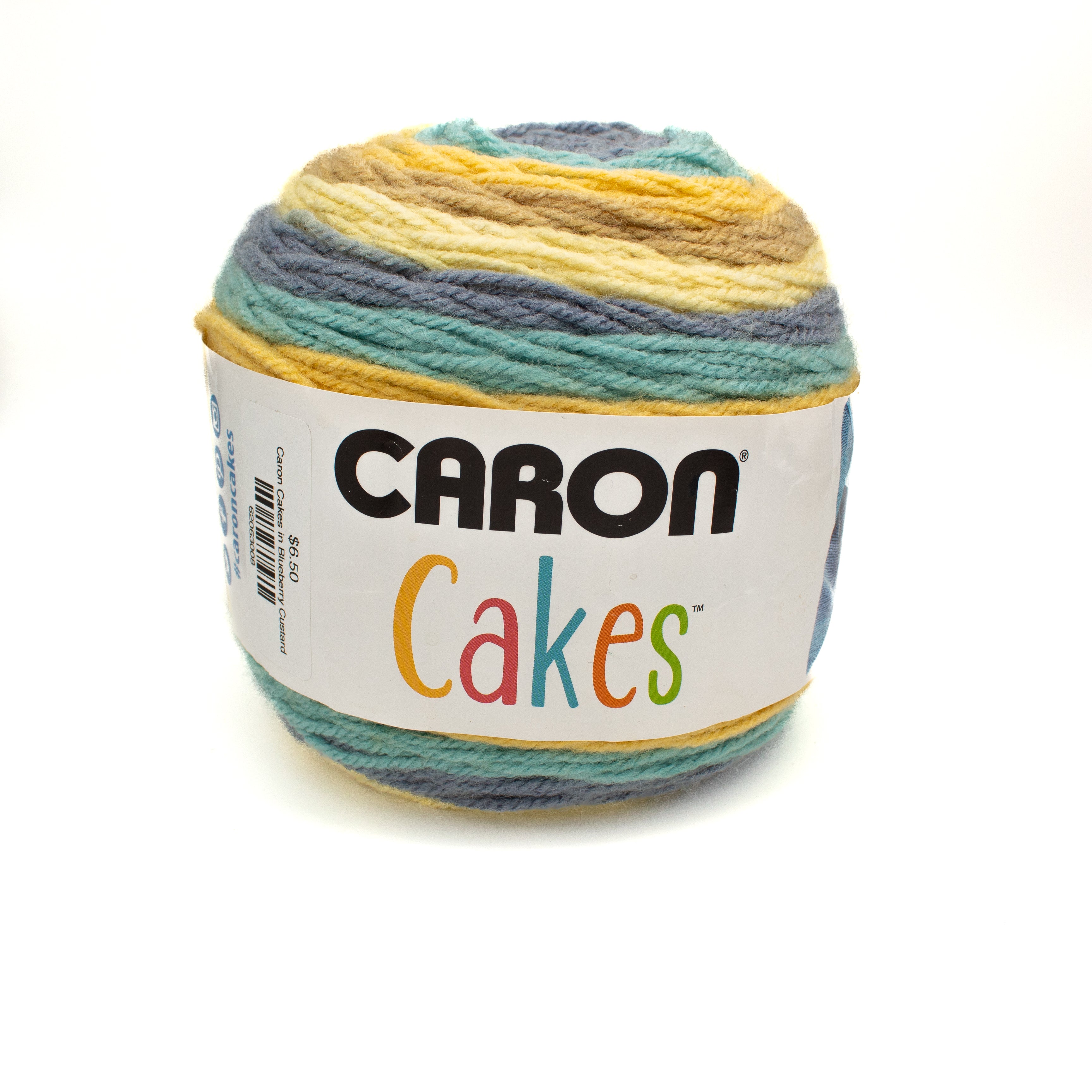 Caron Cakes in Blueberry Custard