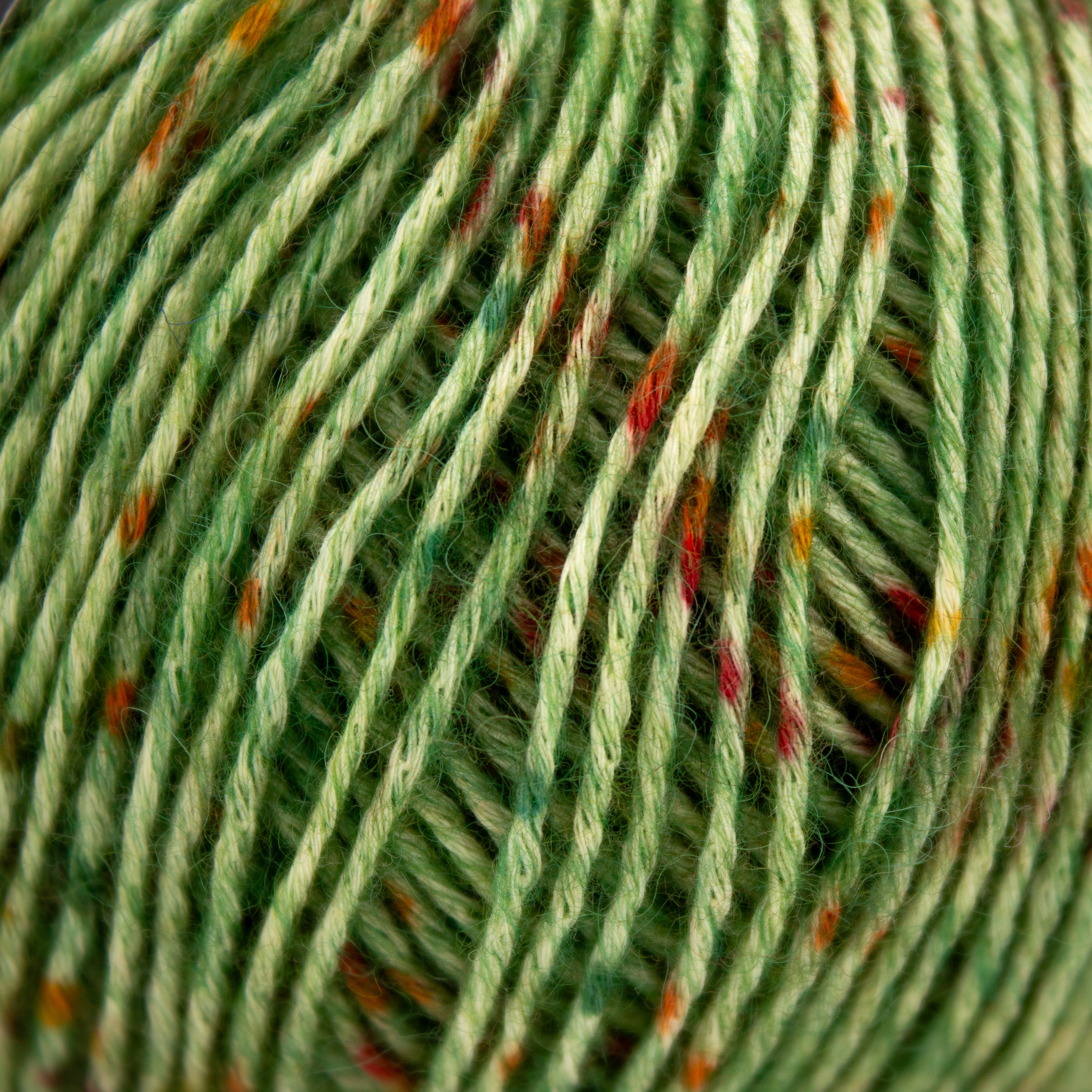 Lana Grossa Ecopuno Print in Green Tweed