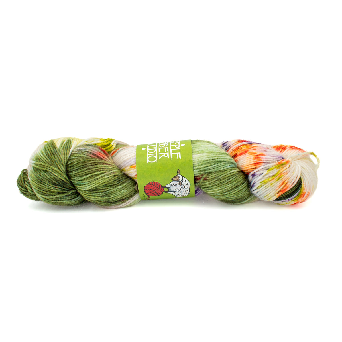Apple Fiber Studio McIntosh Sock in Veggie Bed