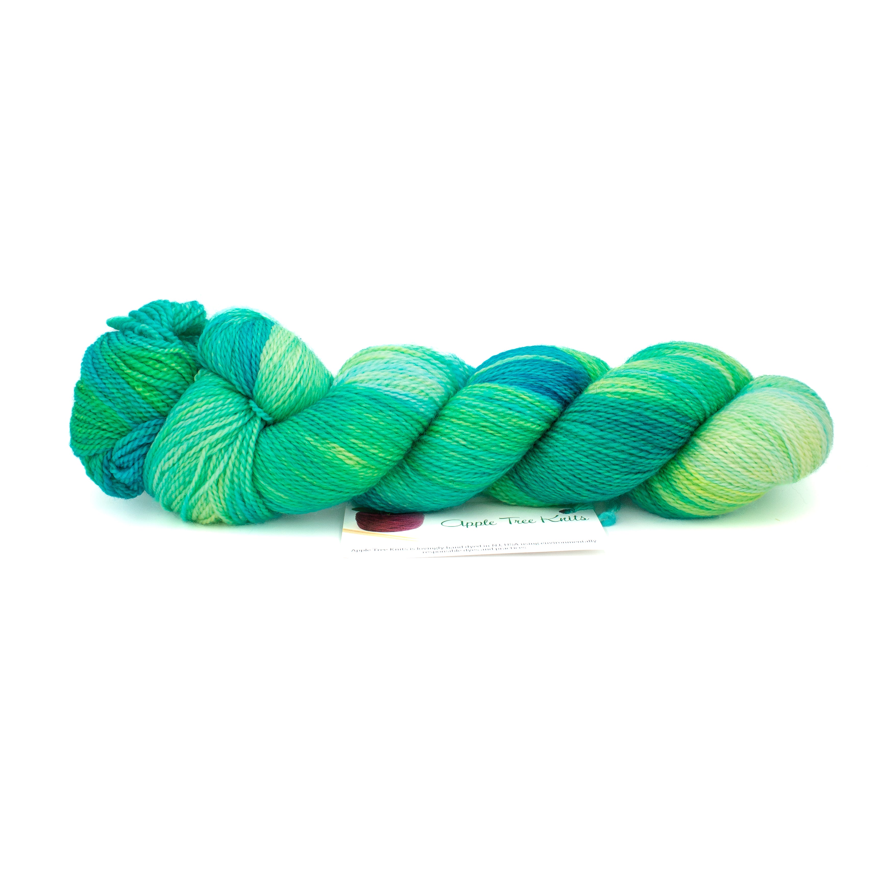 Apple Tree Knits Plush Fingering in Plush Mint