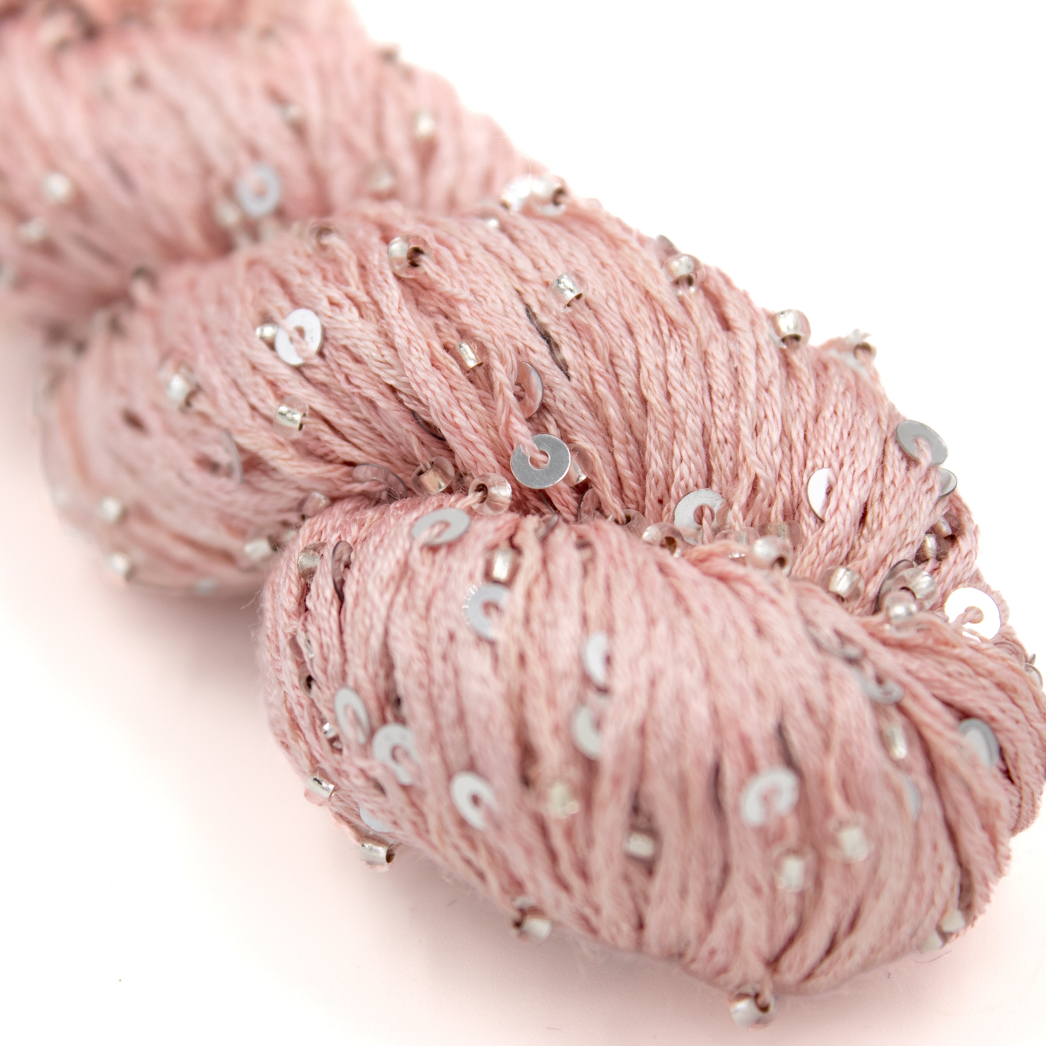 ArtYarns Beaded Pearl and Sequins in Baby Pink