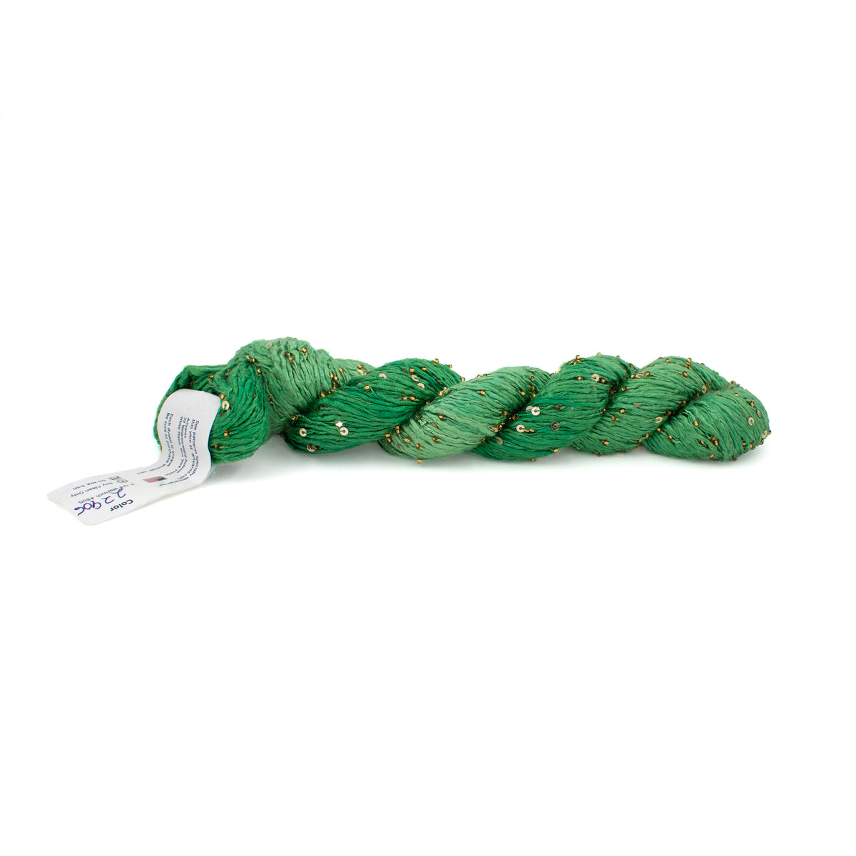 Art Yarns Beaded Silk & Sequins in Green Multi