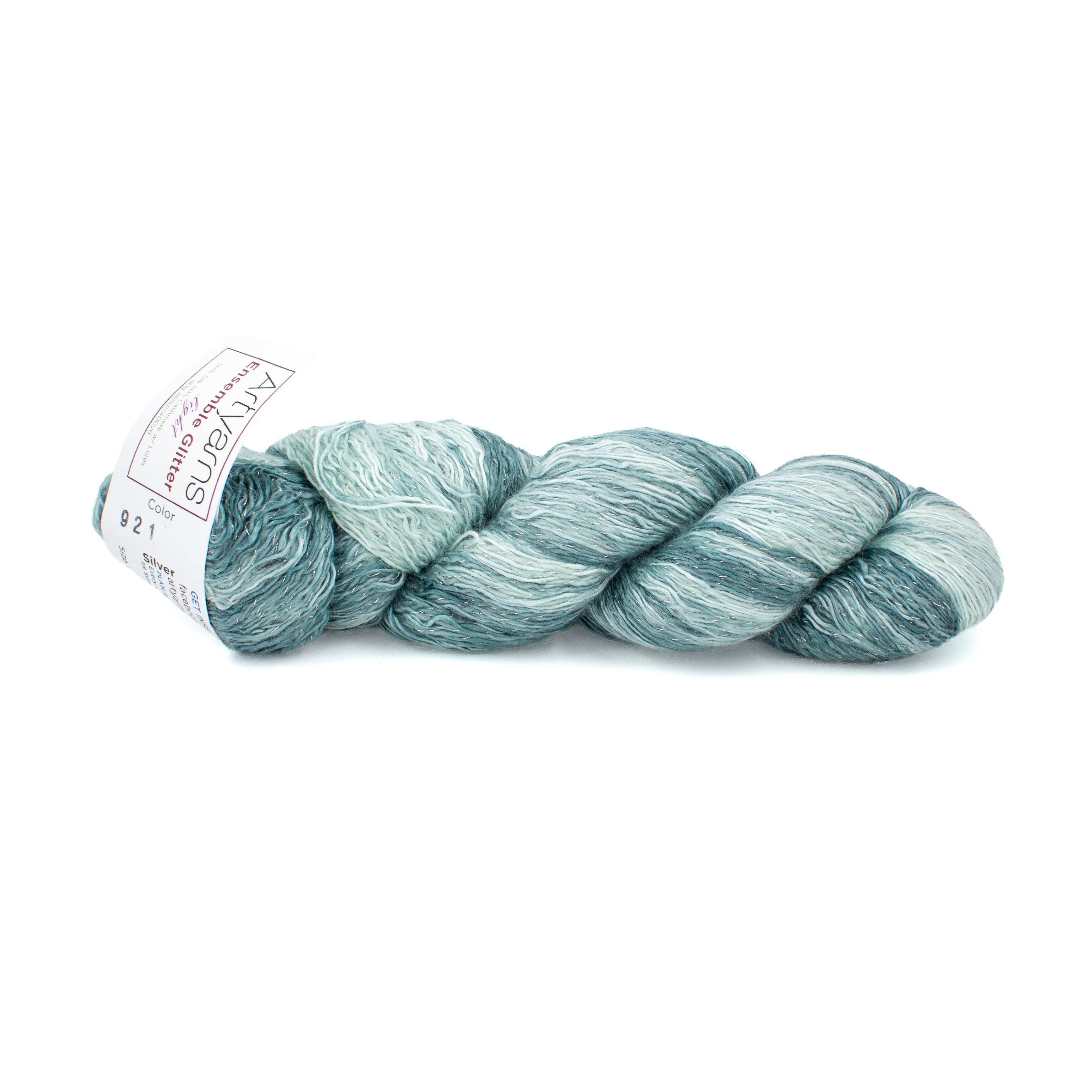 Art Yarns Ensemble Glitter Light in Seaglass