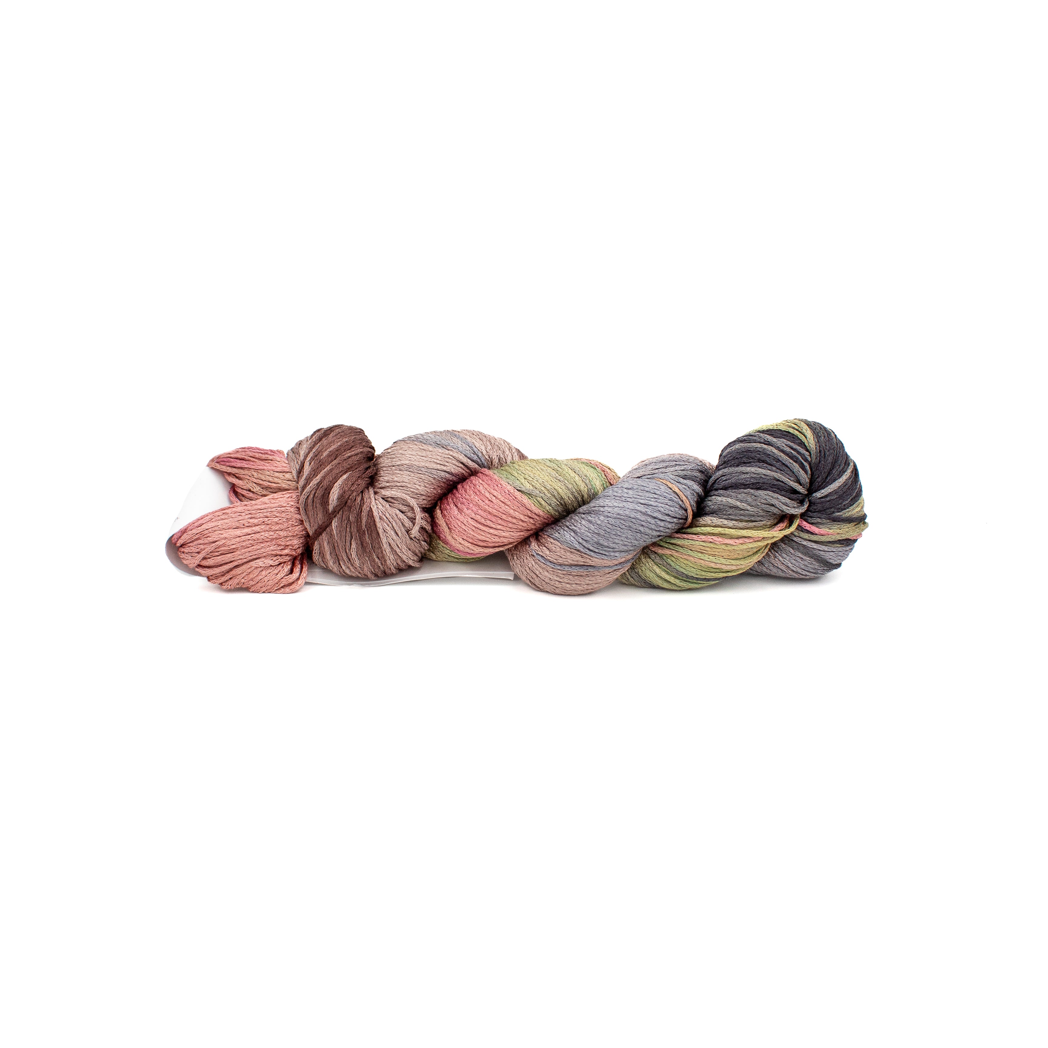ArtYarns Silk Pearl in Green Pink Blue