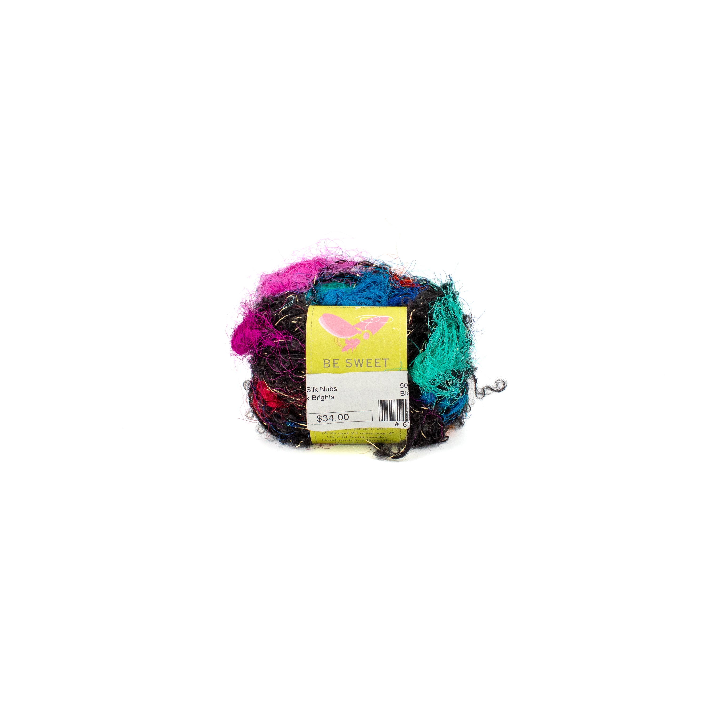 Be Sweet Sari Silk Nubs in Black Brights