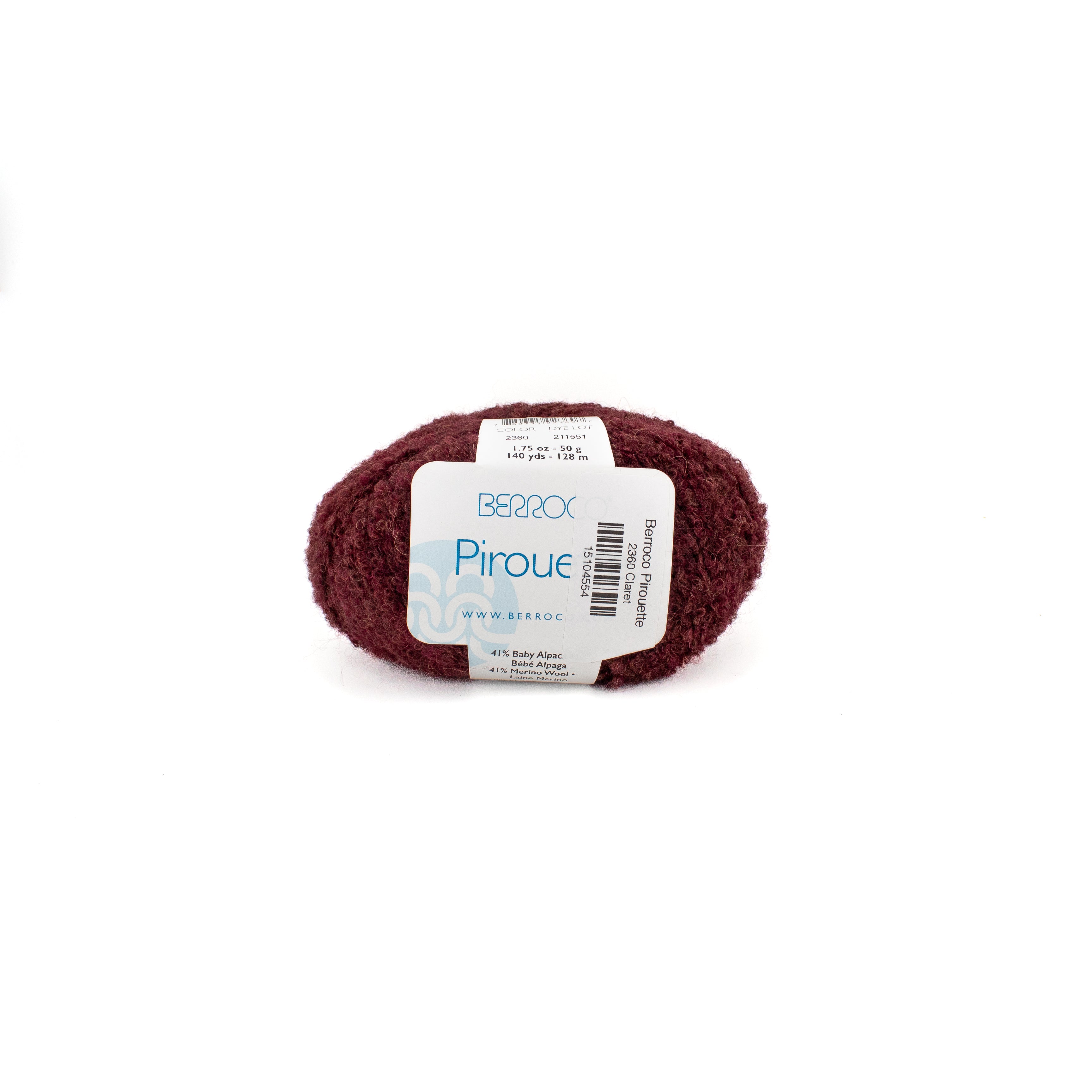 Berroco Pirouette in Claret