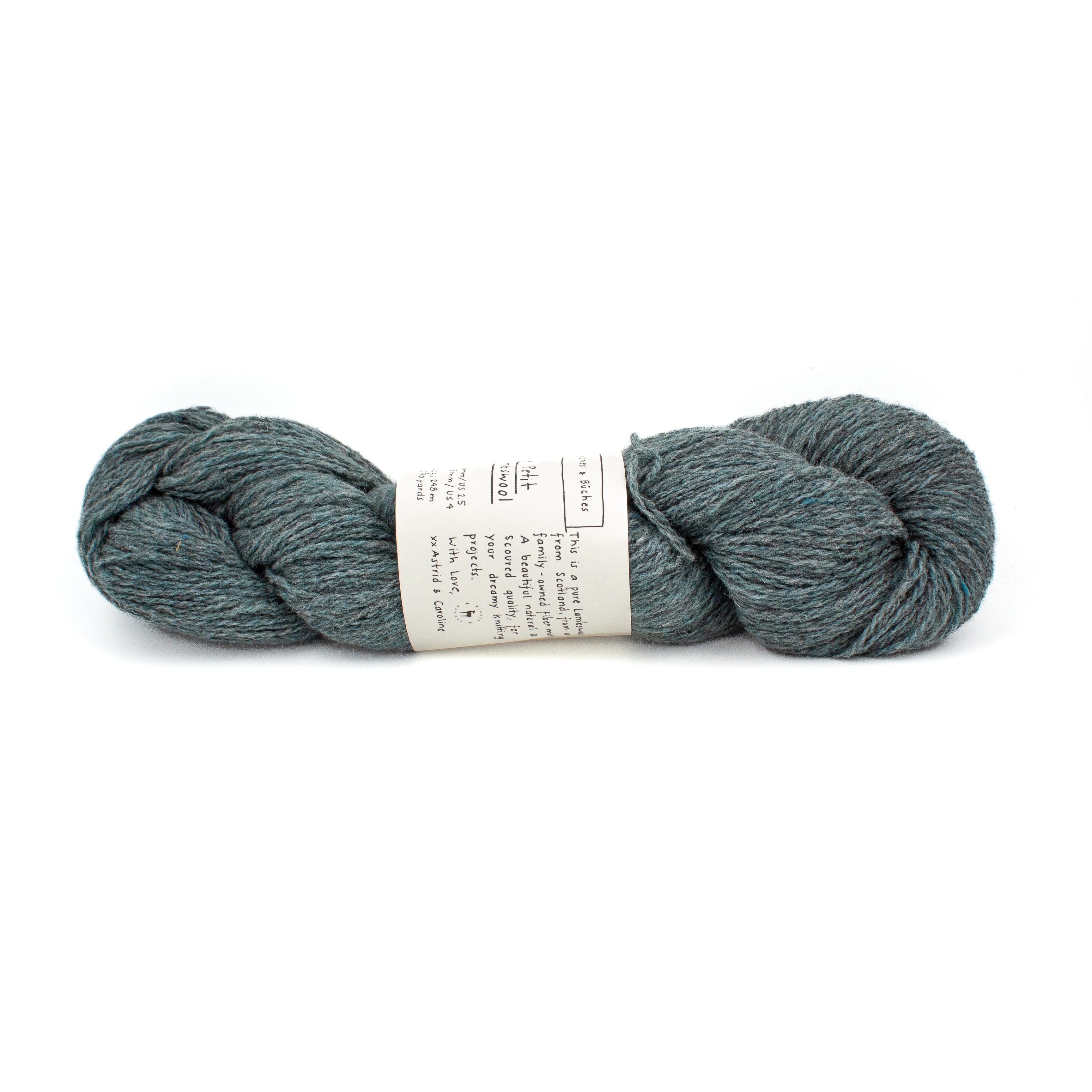 Biches & Buches Le Petit Lambswool in Blue Green