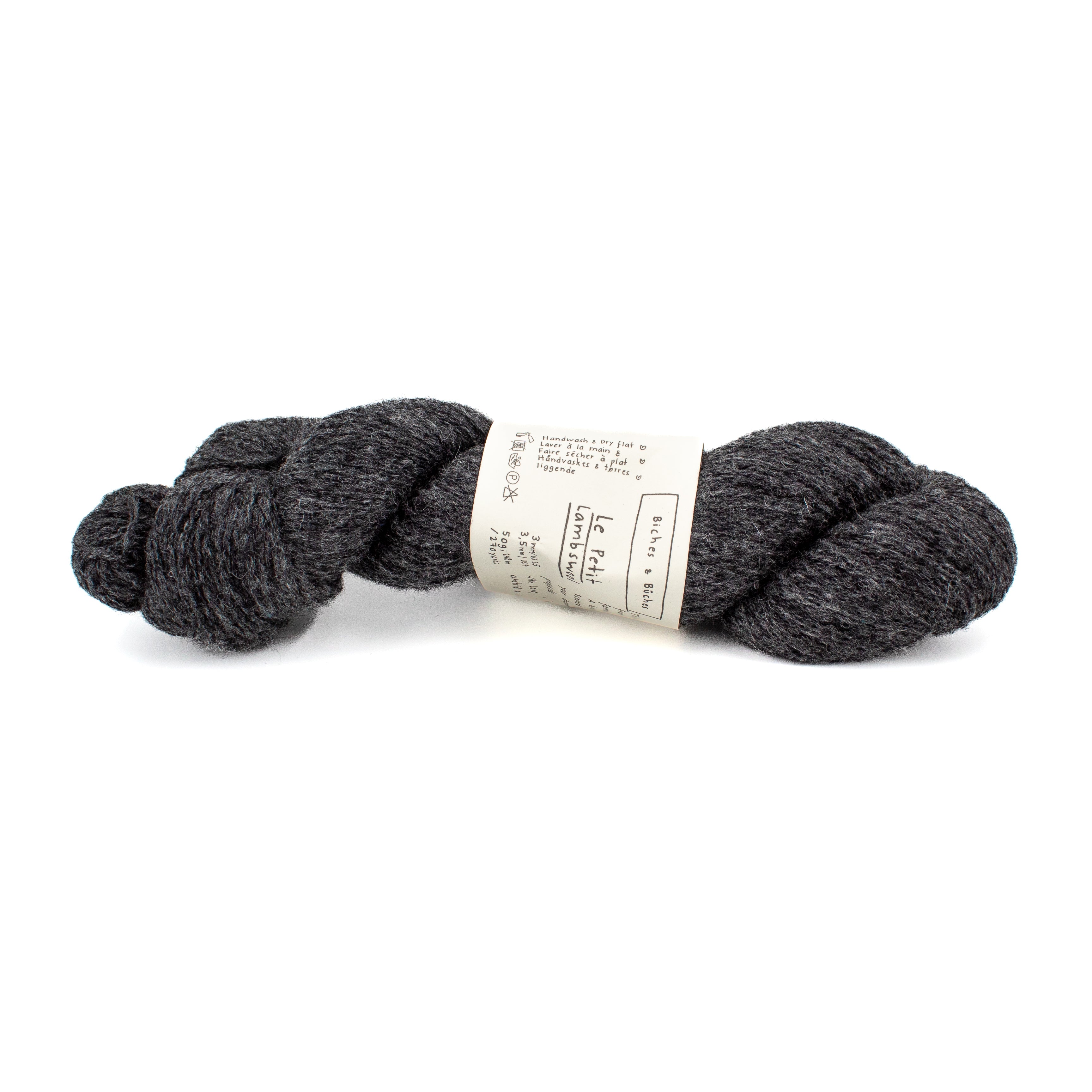 Biches & Buches Le Petit Lambswool in Dark Grey