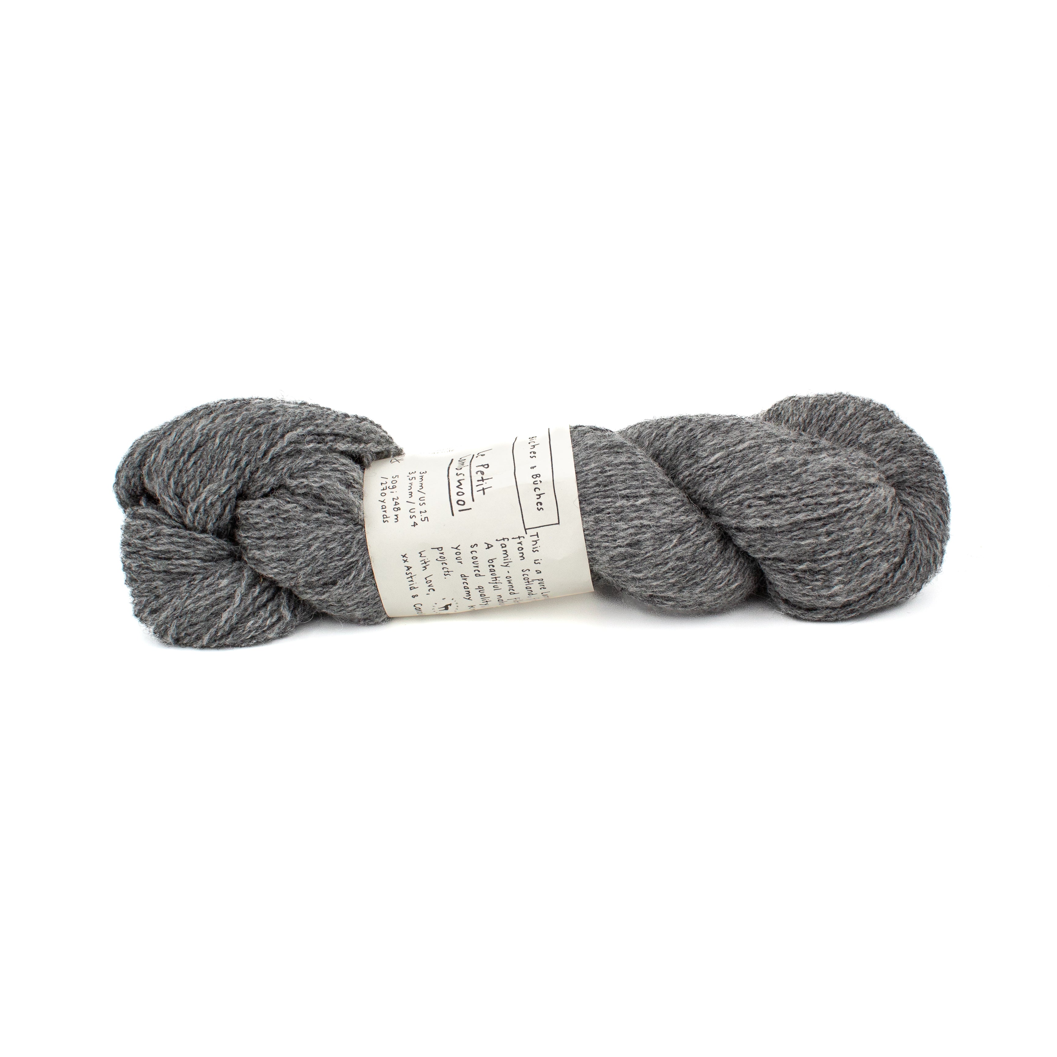 Biches & Buches Le Petit Lambswool in Medium Grey