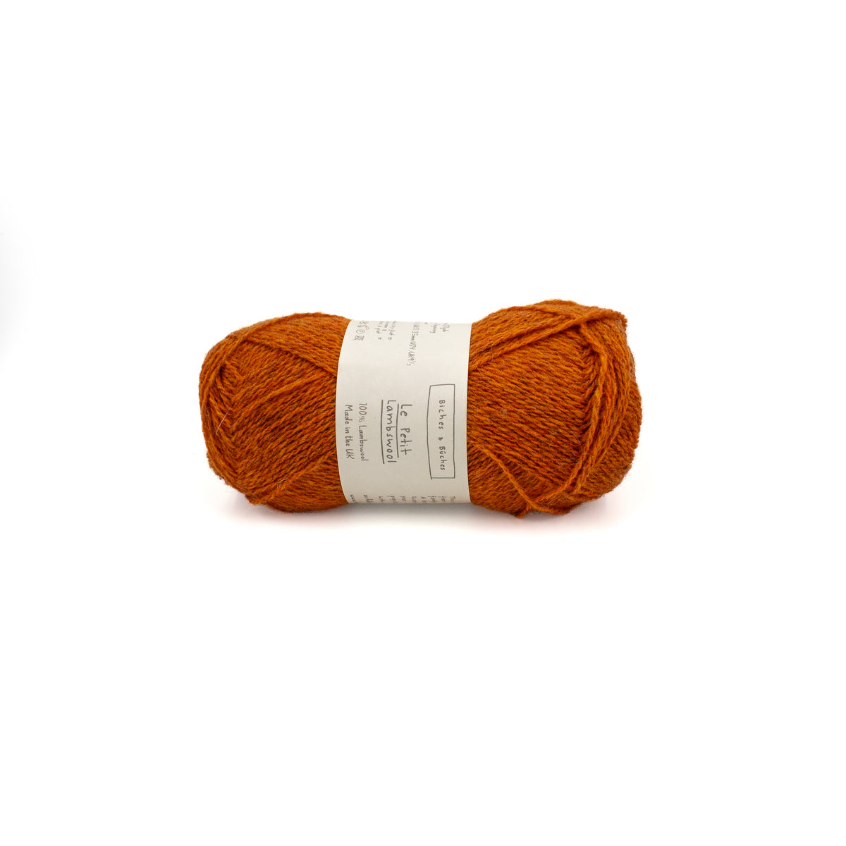 Biches et Bûches Le Petit Lambswool in Soft Orange Brown