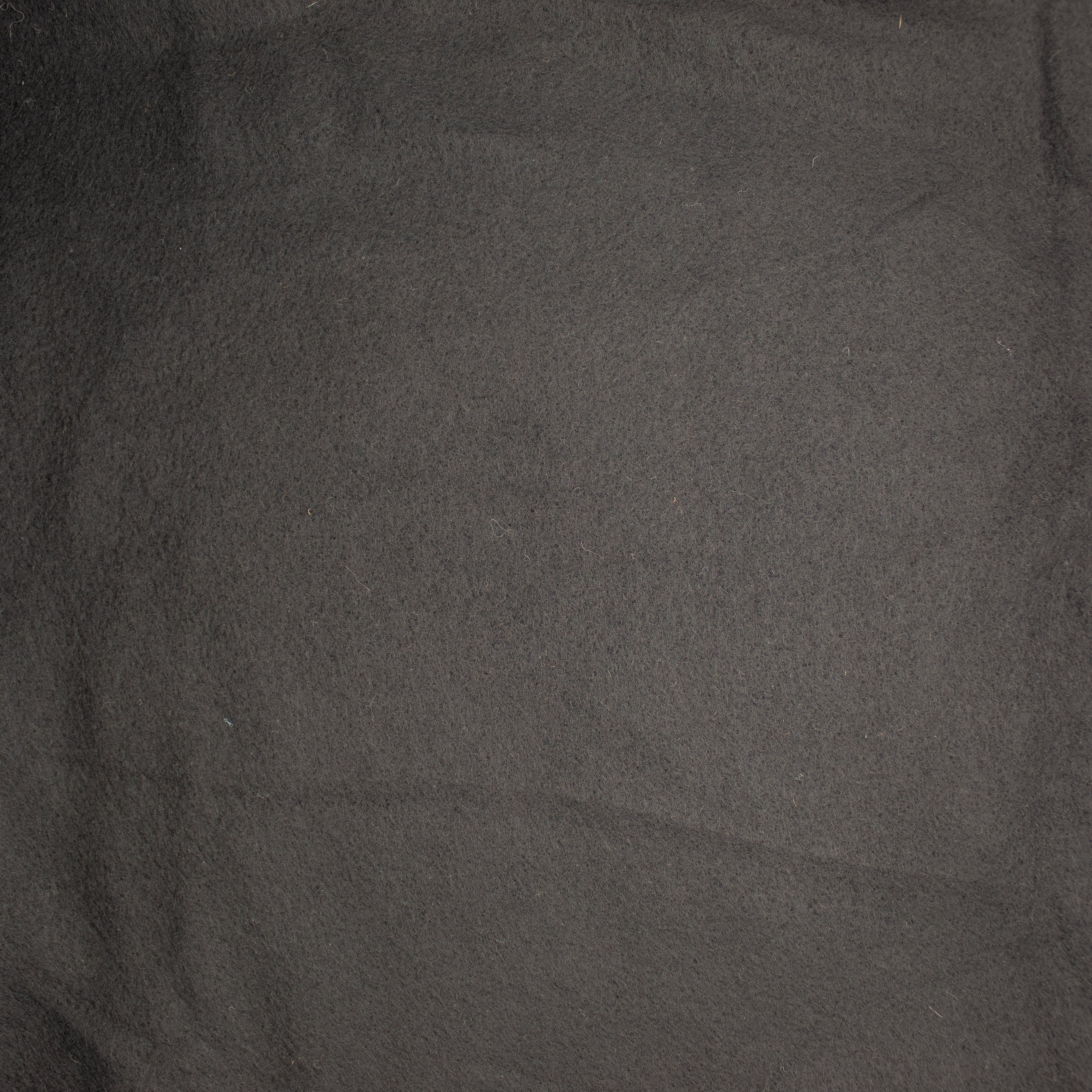 Black Soft Lightweight Fleece Remnant