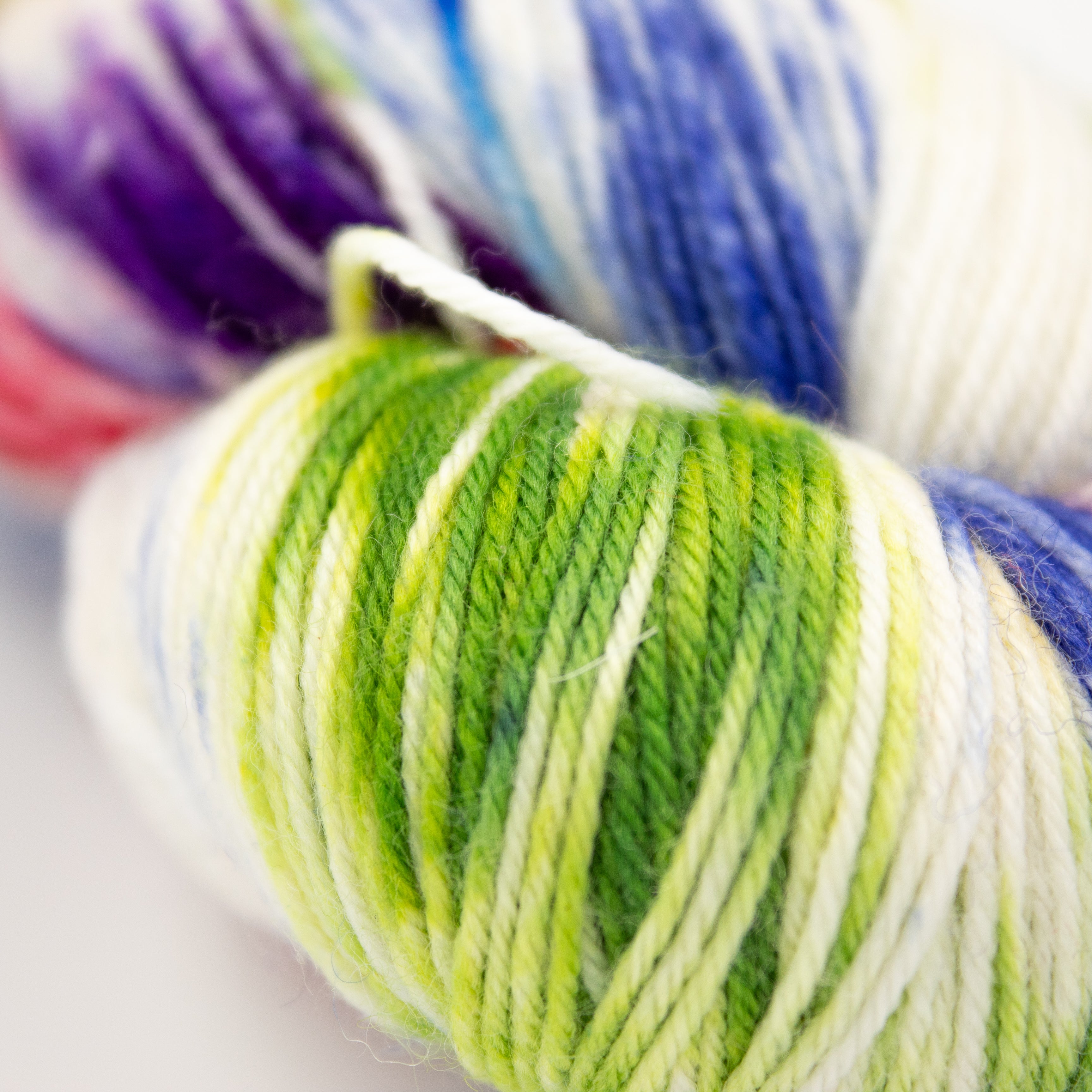 Bumblebee Acres Fiber Farm Squishy Sock in An Unexpected Party