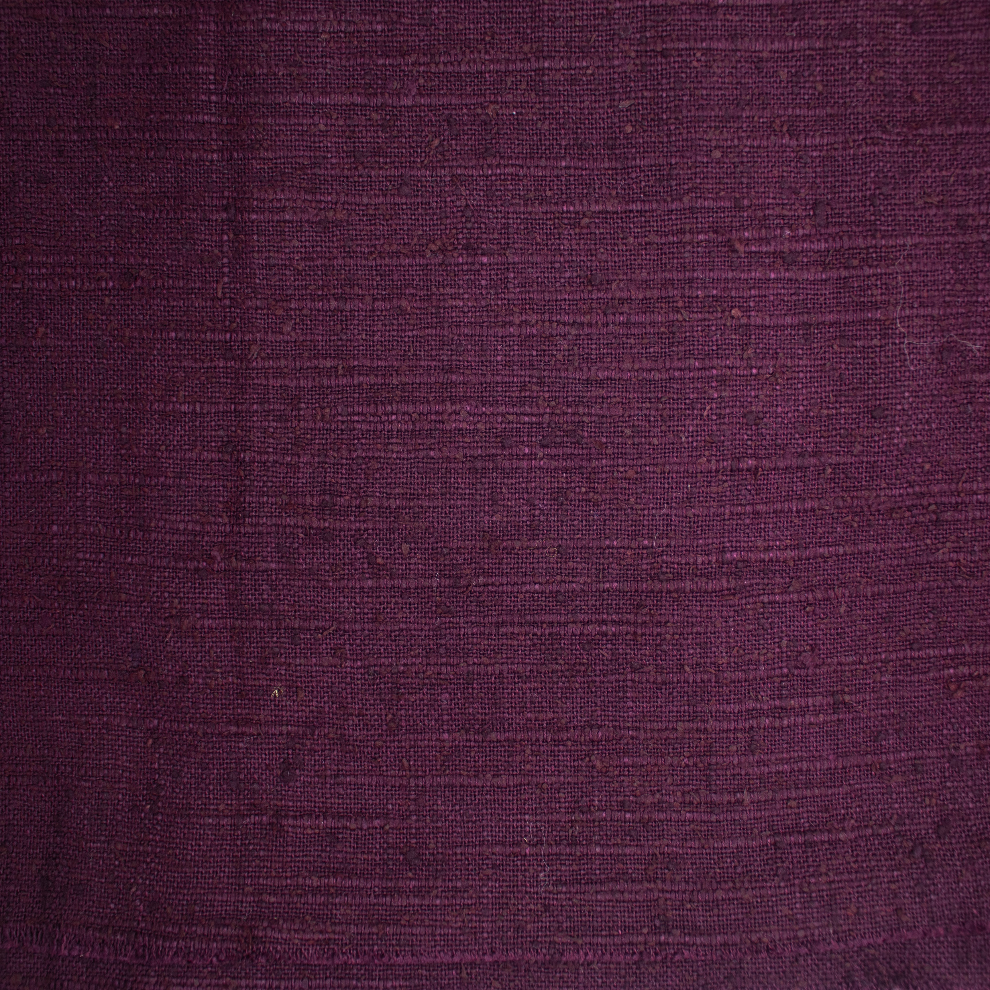 Burgundy Textured Slub Woven