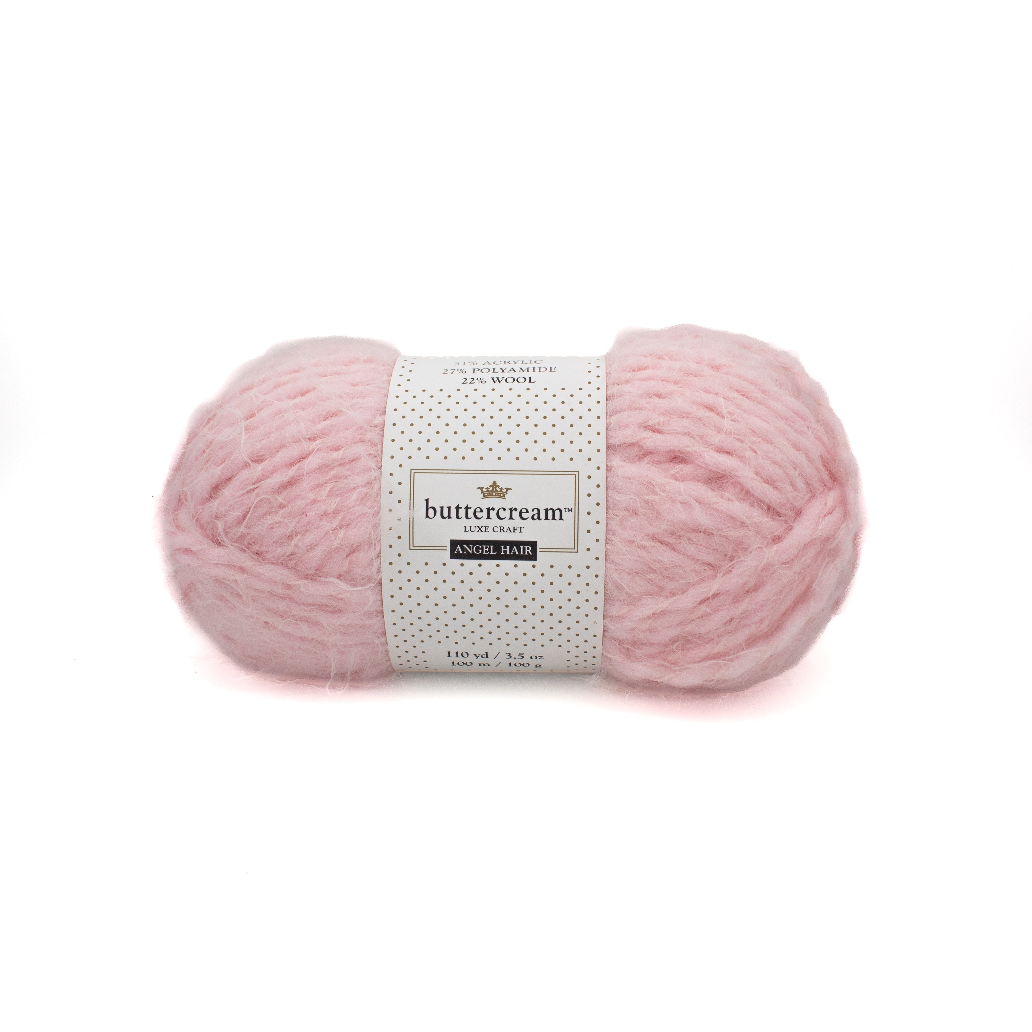 Buttercream Luxe Craft Angel Hair in Pale Pink