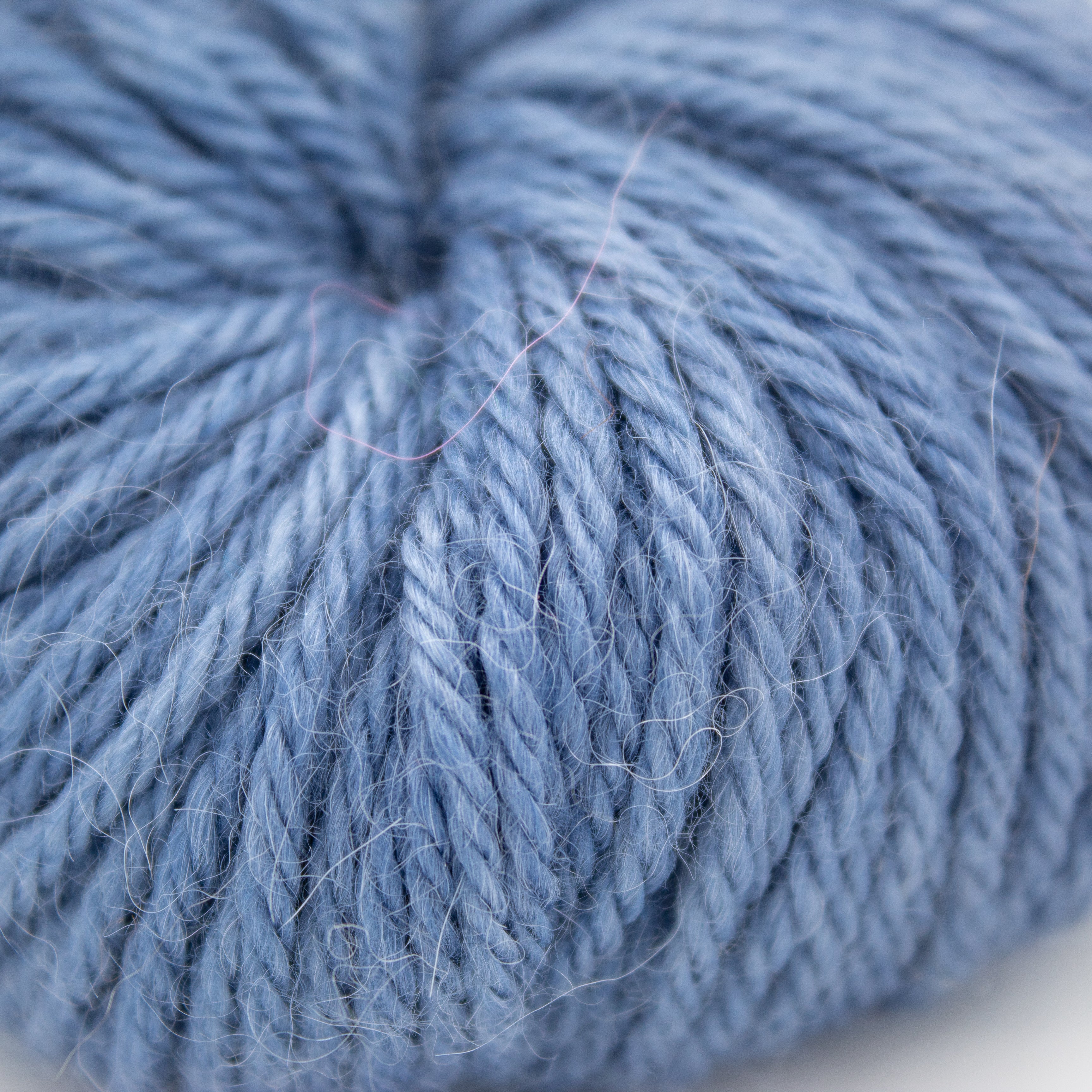 Camelid Cottage 50/30/20 Worsted in Blue Crab