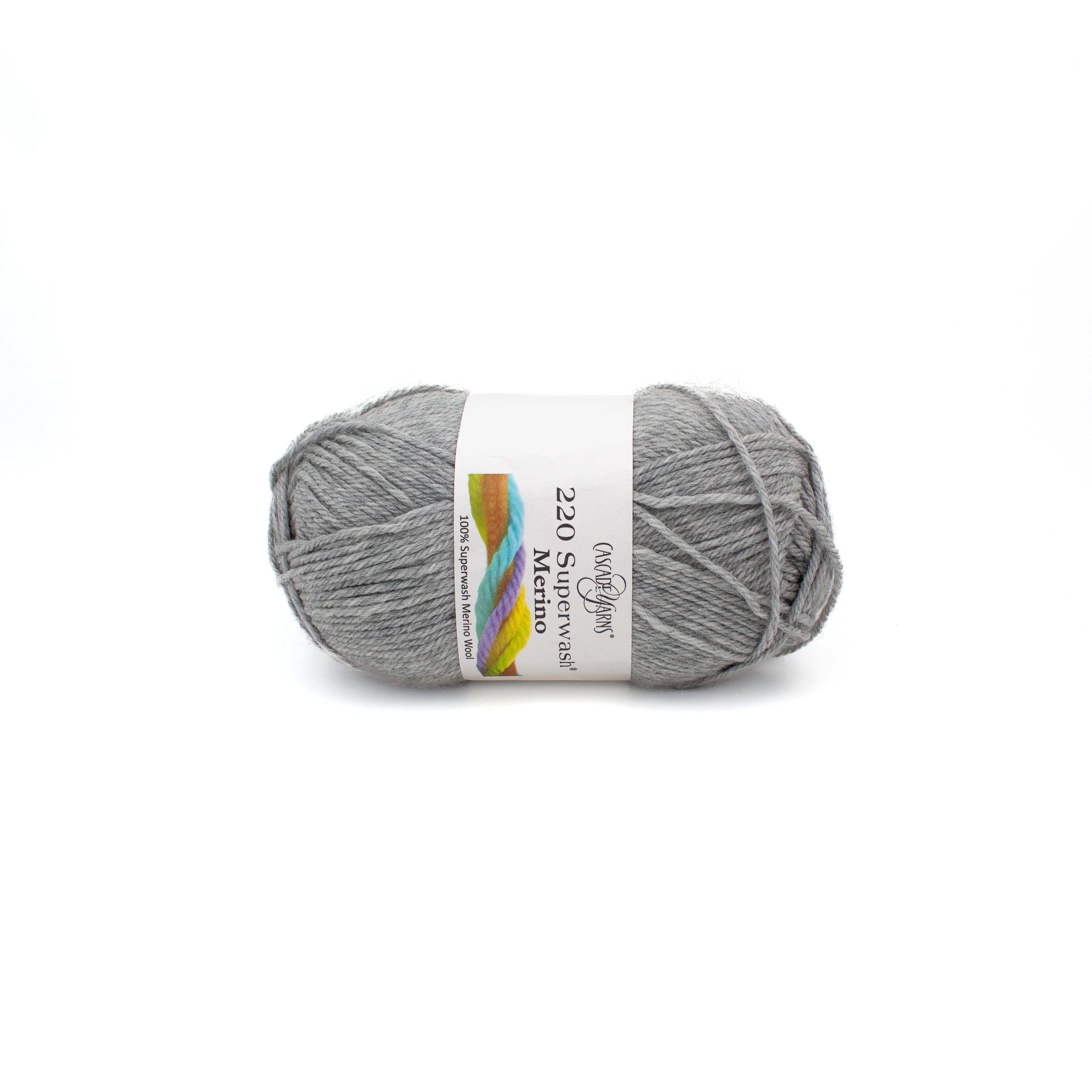 Cascade 220 Superwash Merino in Silver Heather