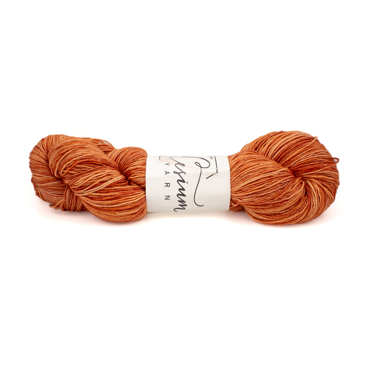 Cesium Yarn Merino Sock from the As You Wish Kit in Orange