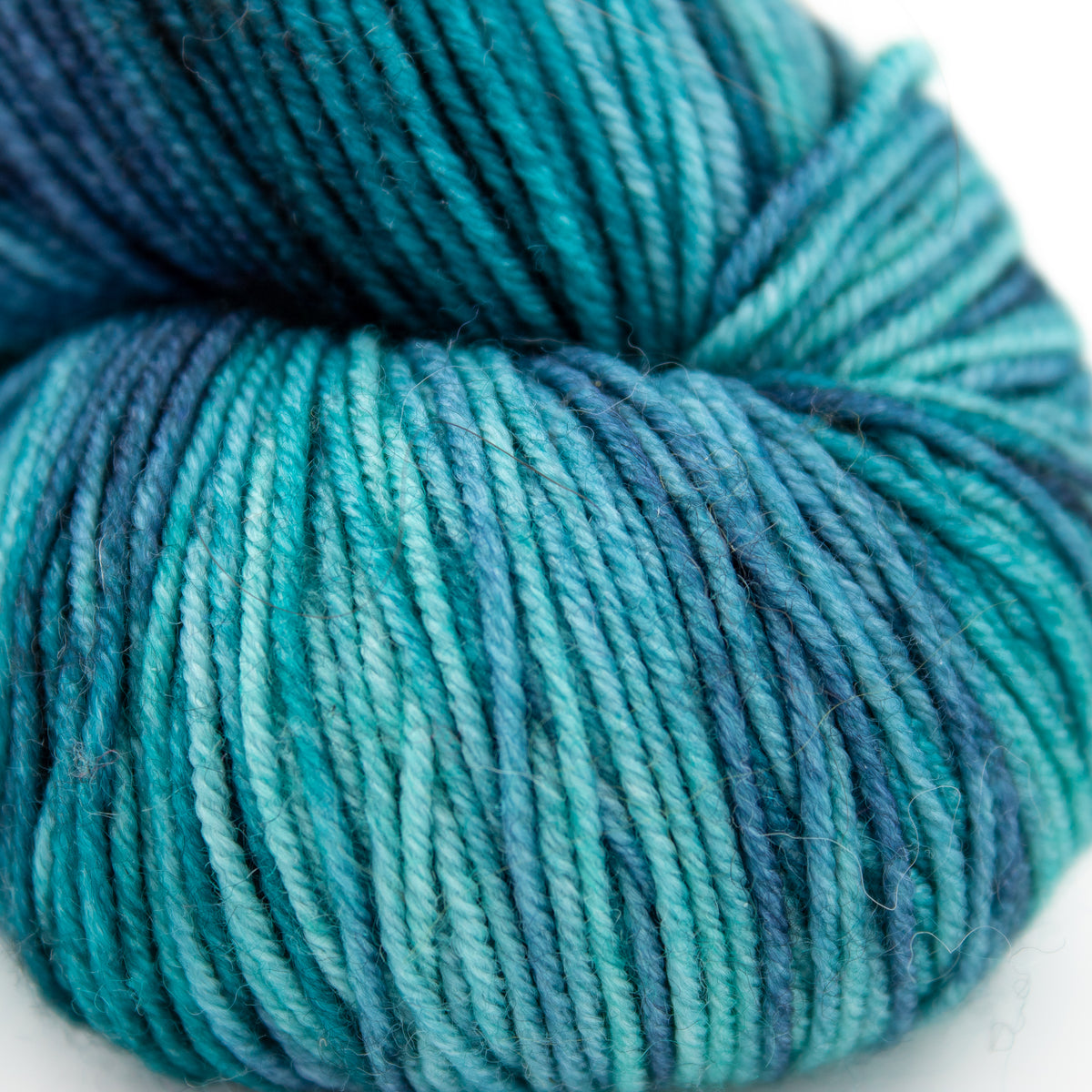 Circulo Hand Painted Lucky Feet in Teals (9762)