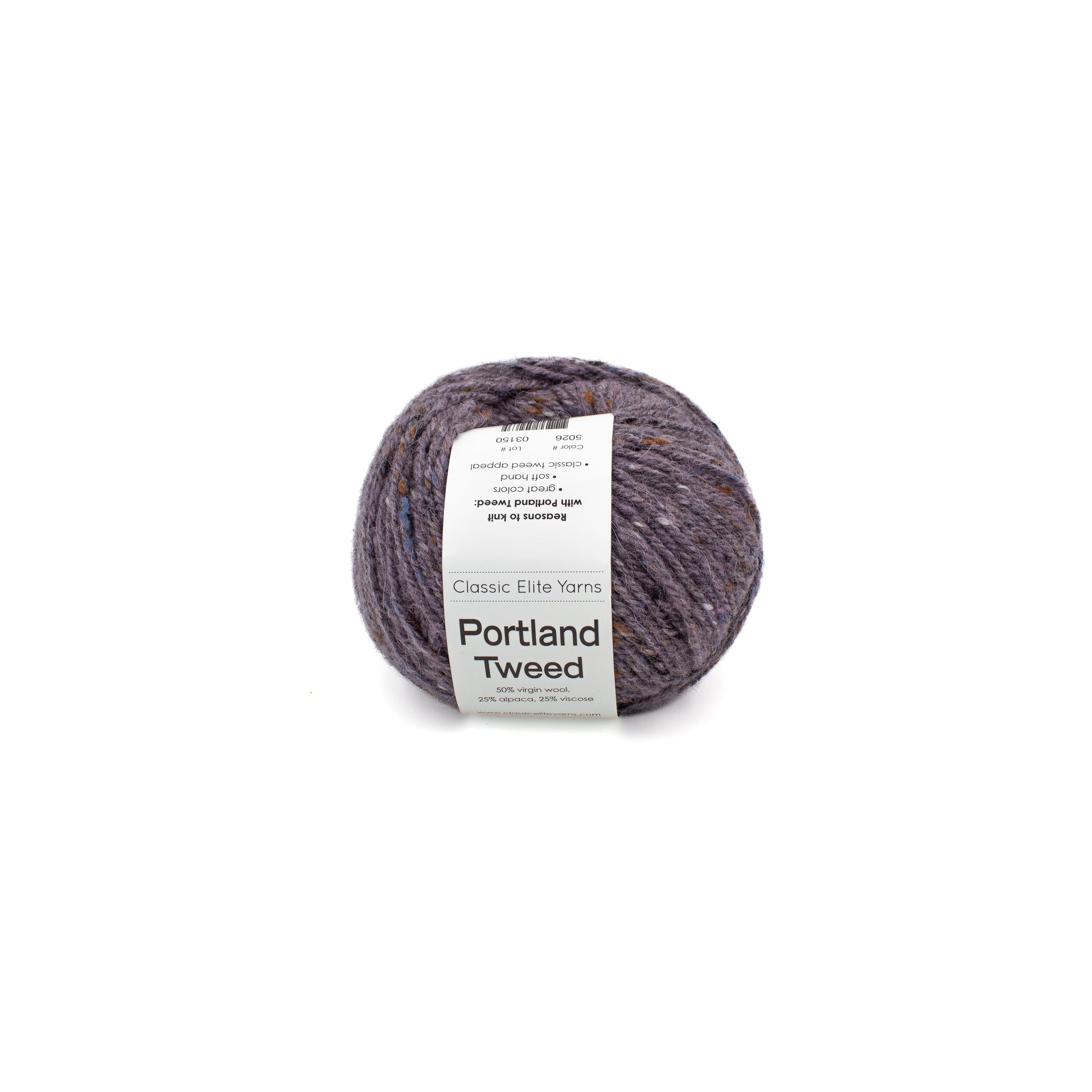 Classic Elite Yarns Portland Tweed in Dried Lavender