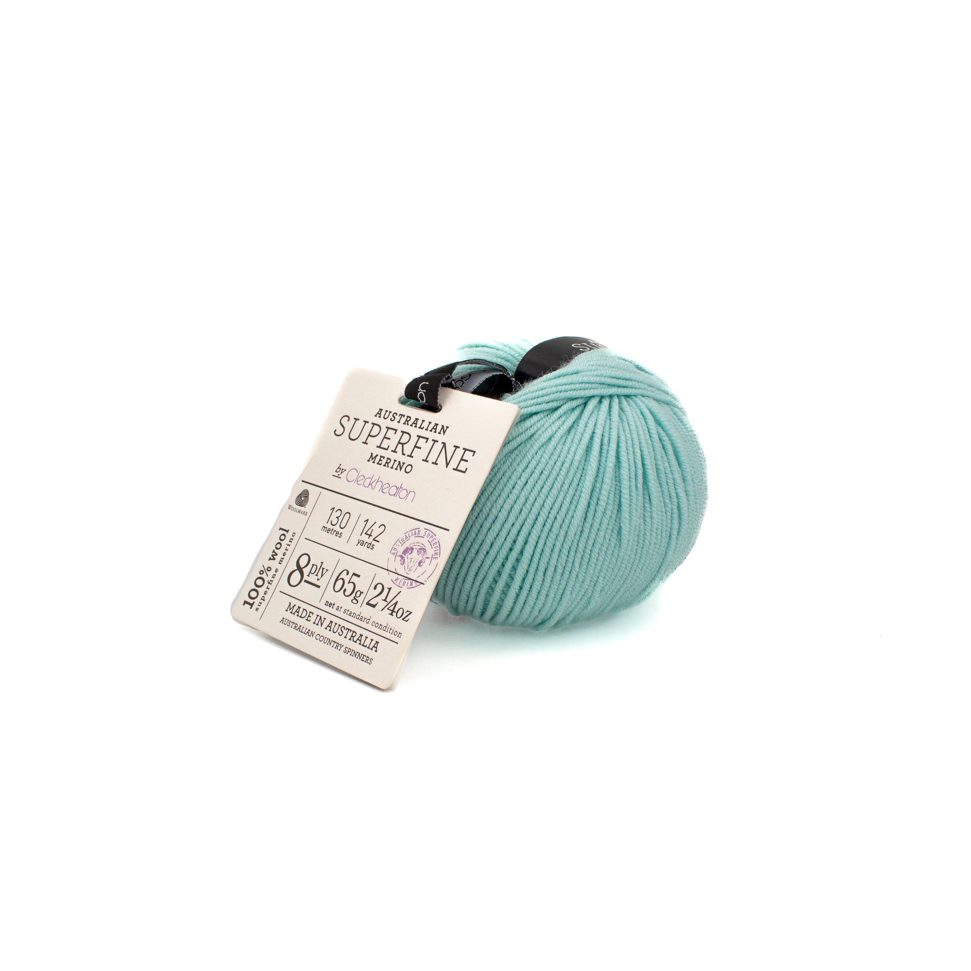 Cleckheaton Australian Superfine Merino 4 ply in Ice Green