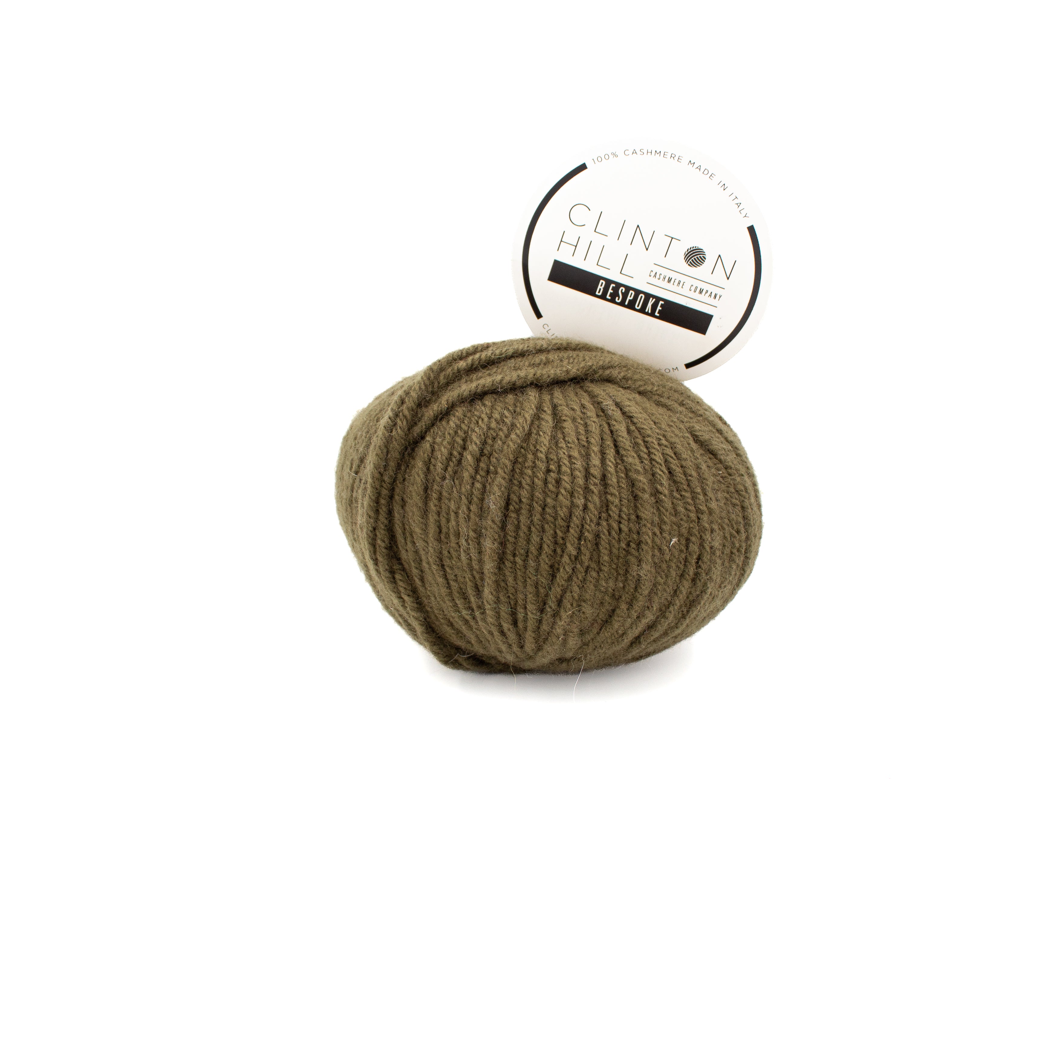 Clinton Hill Cashmere Company Bespoke Worsted in Olive