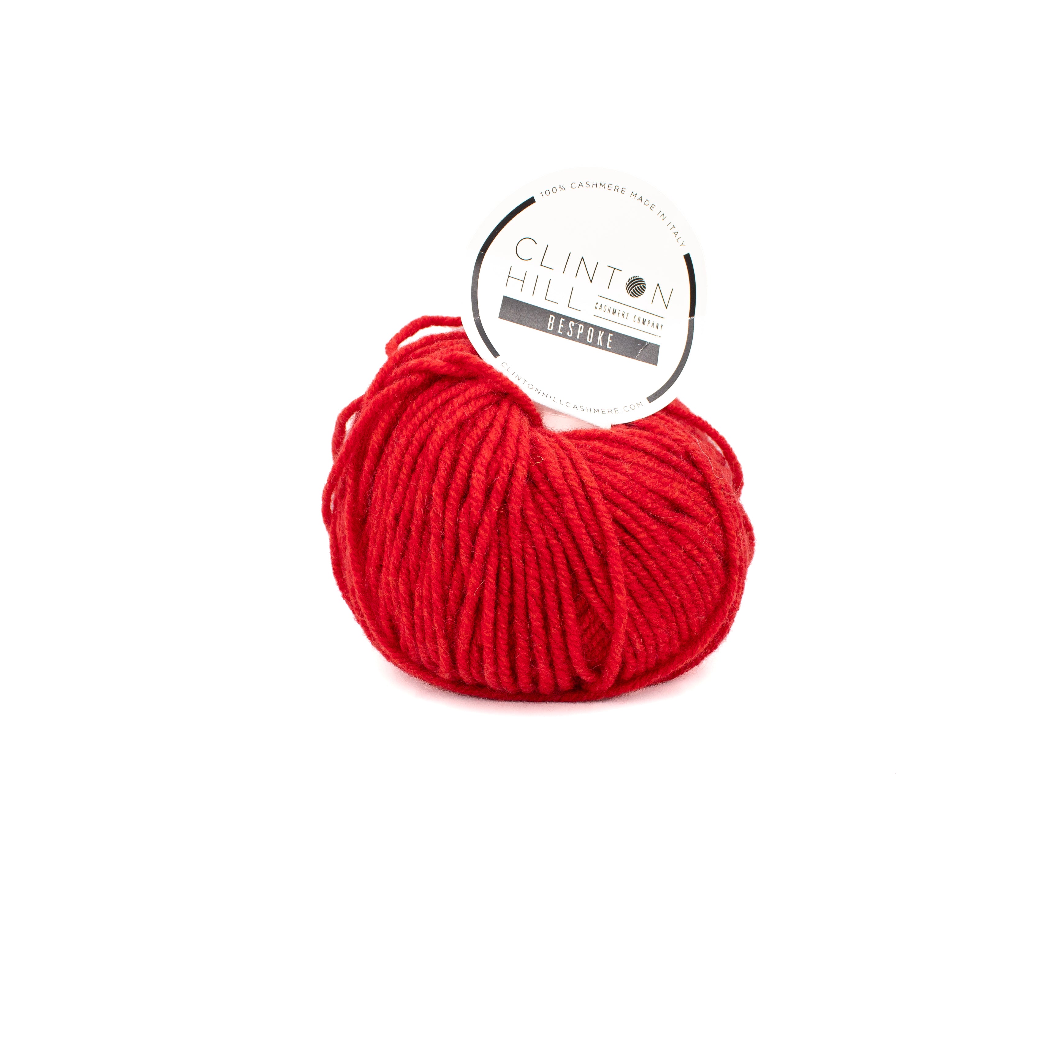 Clinton Hill Cashmere Company Bespoke Worsted in Red