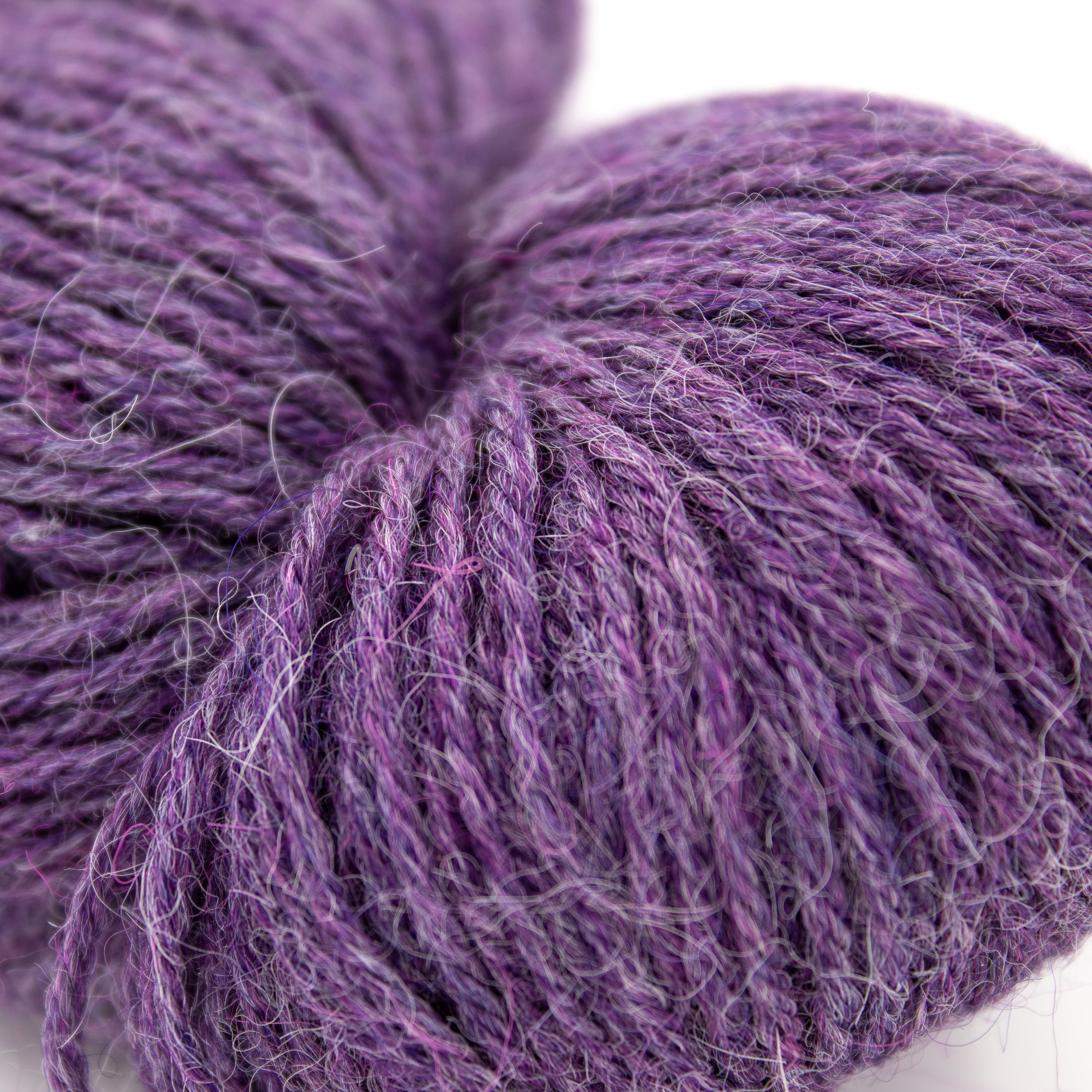 Cloudborn Fibers Alpaca Sport in Purple Heather