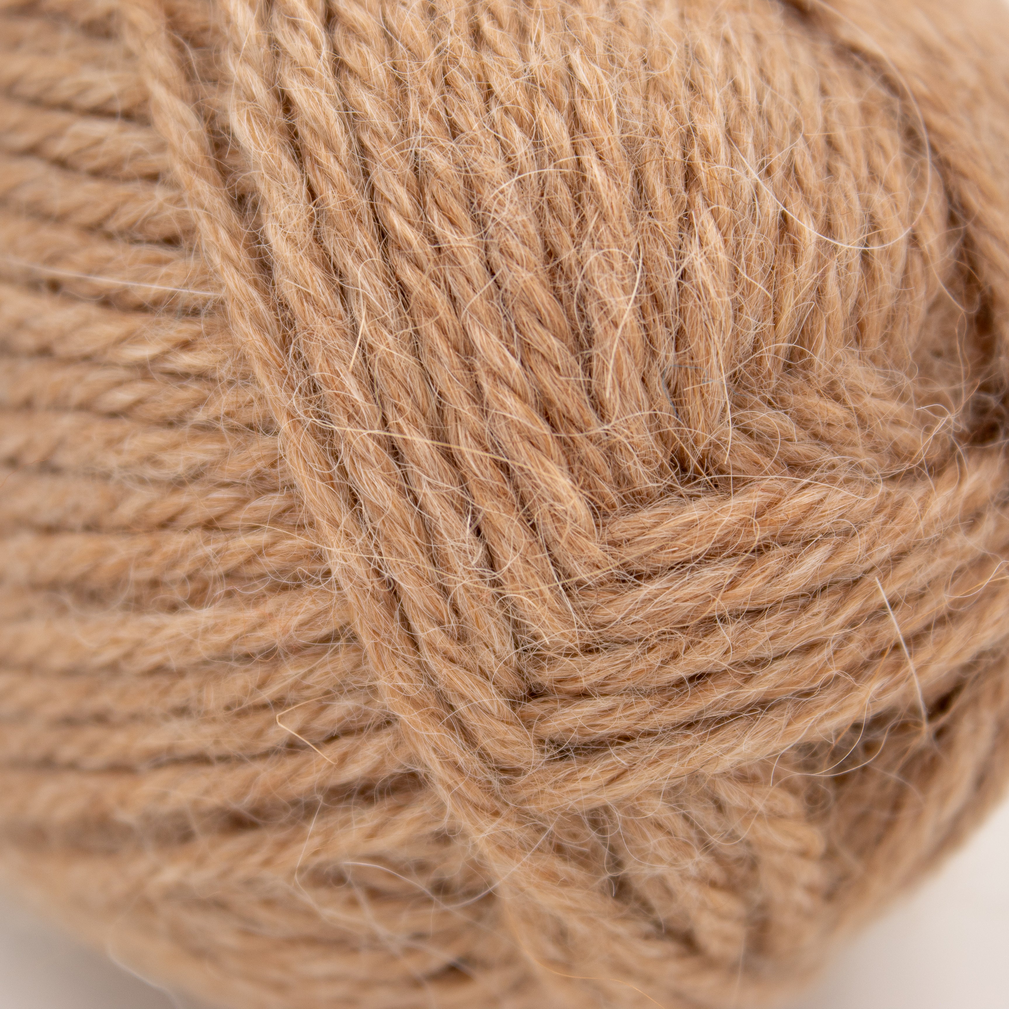 Cloudborn Fibers Alpaca Worsted in Taupe Heather