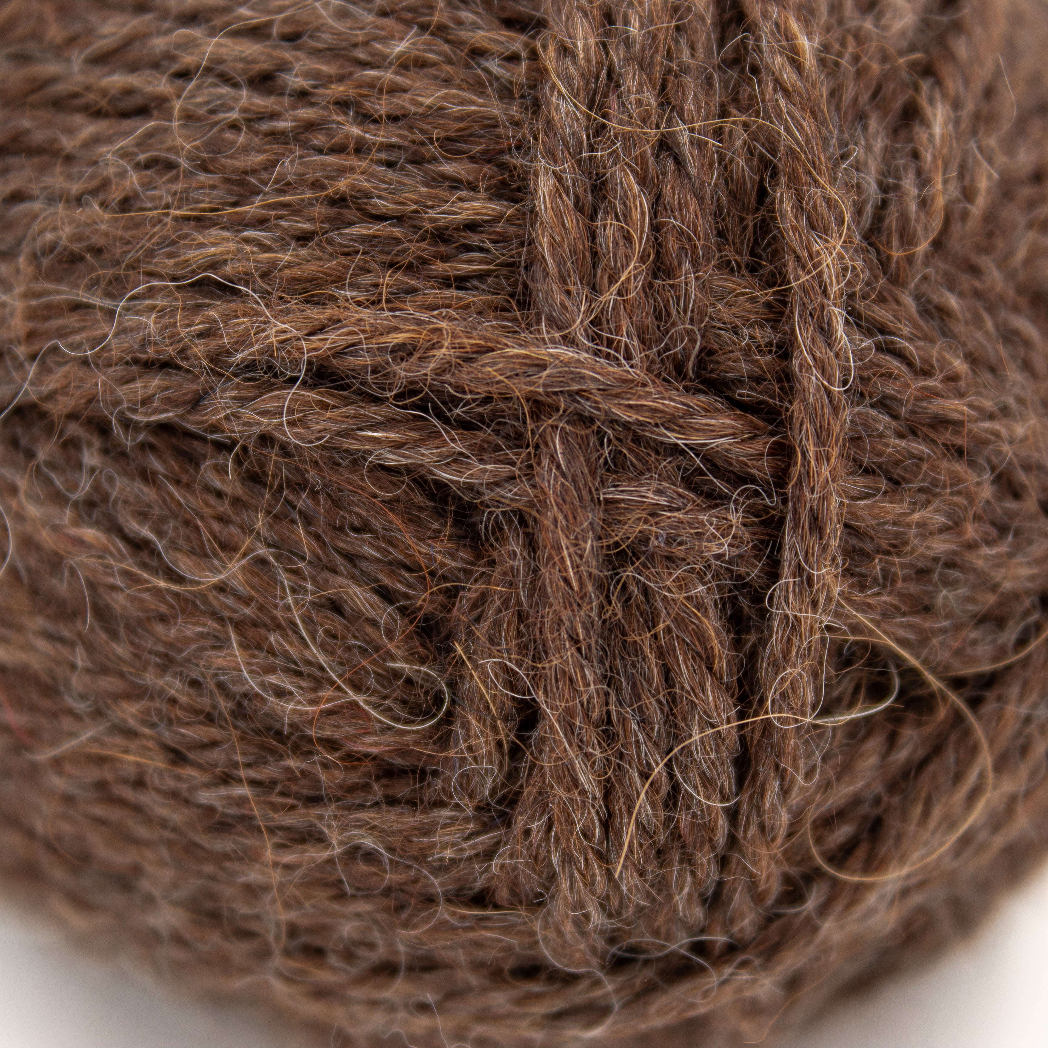 Cloudborn Fibers Alpaca Worsted in Espresso Heather