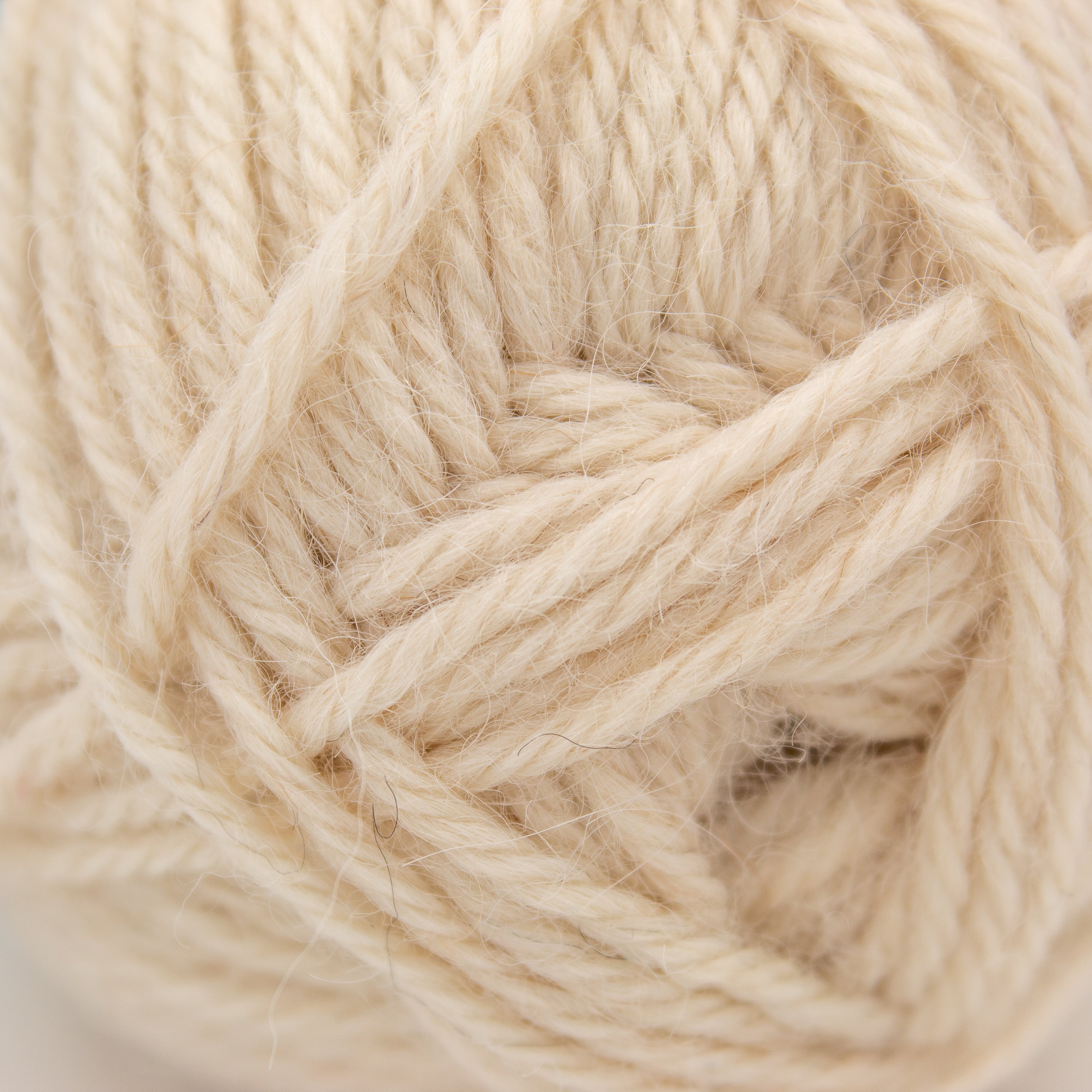 Cloudborn Fibers Alpaca Worsted in Snow