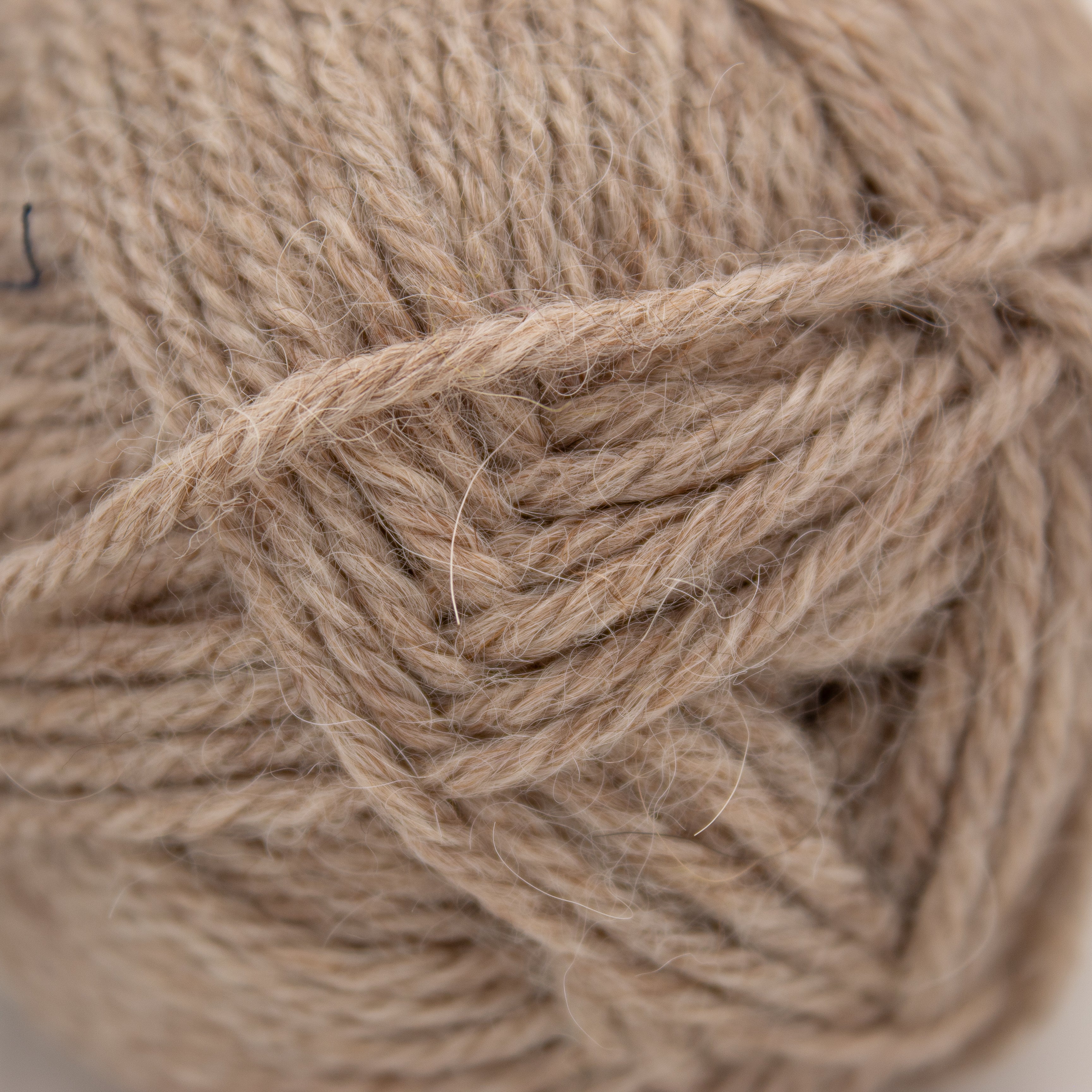Cloudborn Fibers Alpaca Worsted in Beige Heather