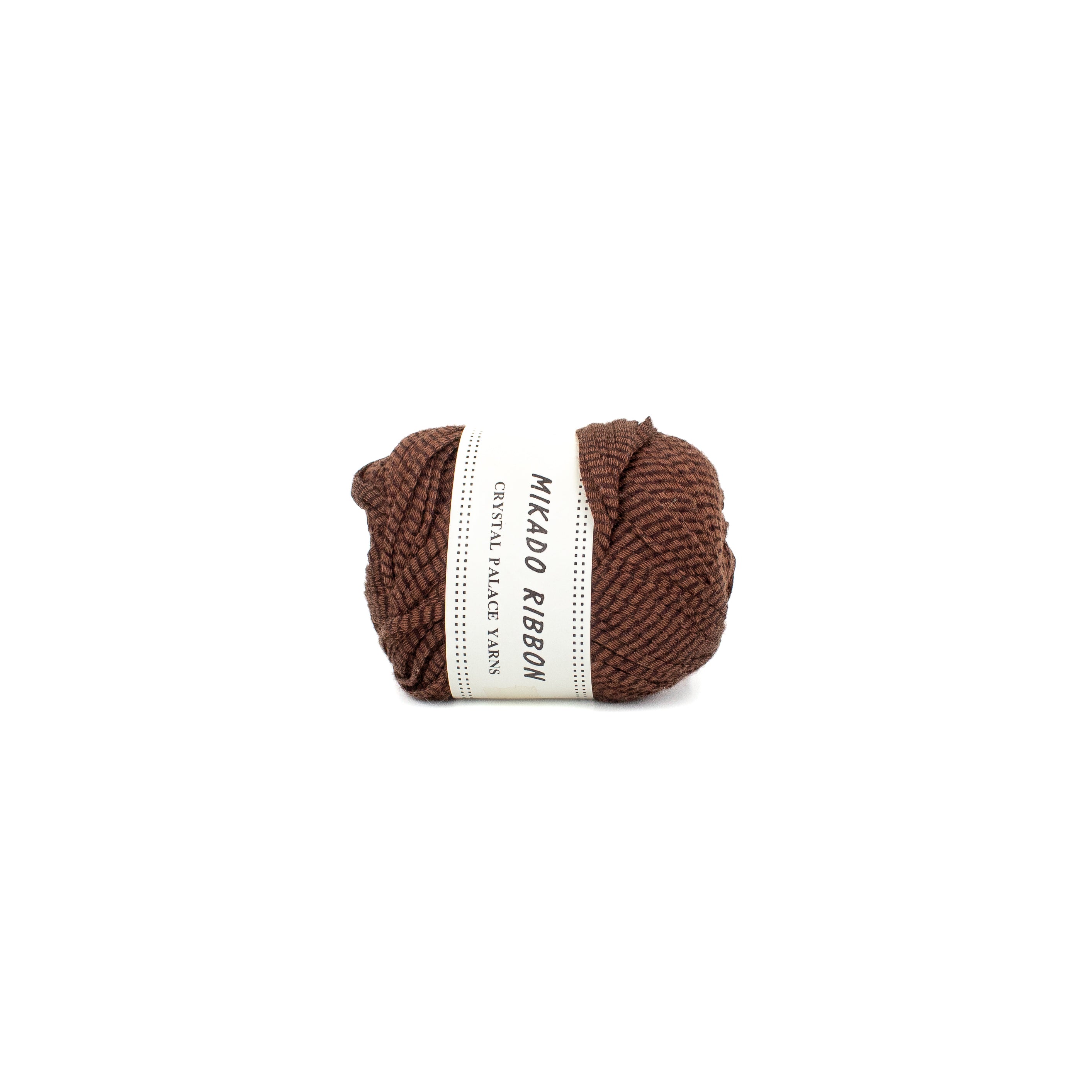 Crystal Palace Yarns Mikado Ribbon in Brown