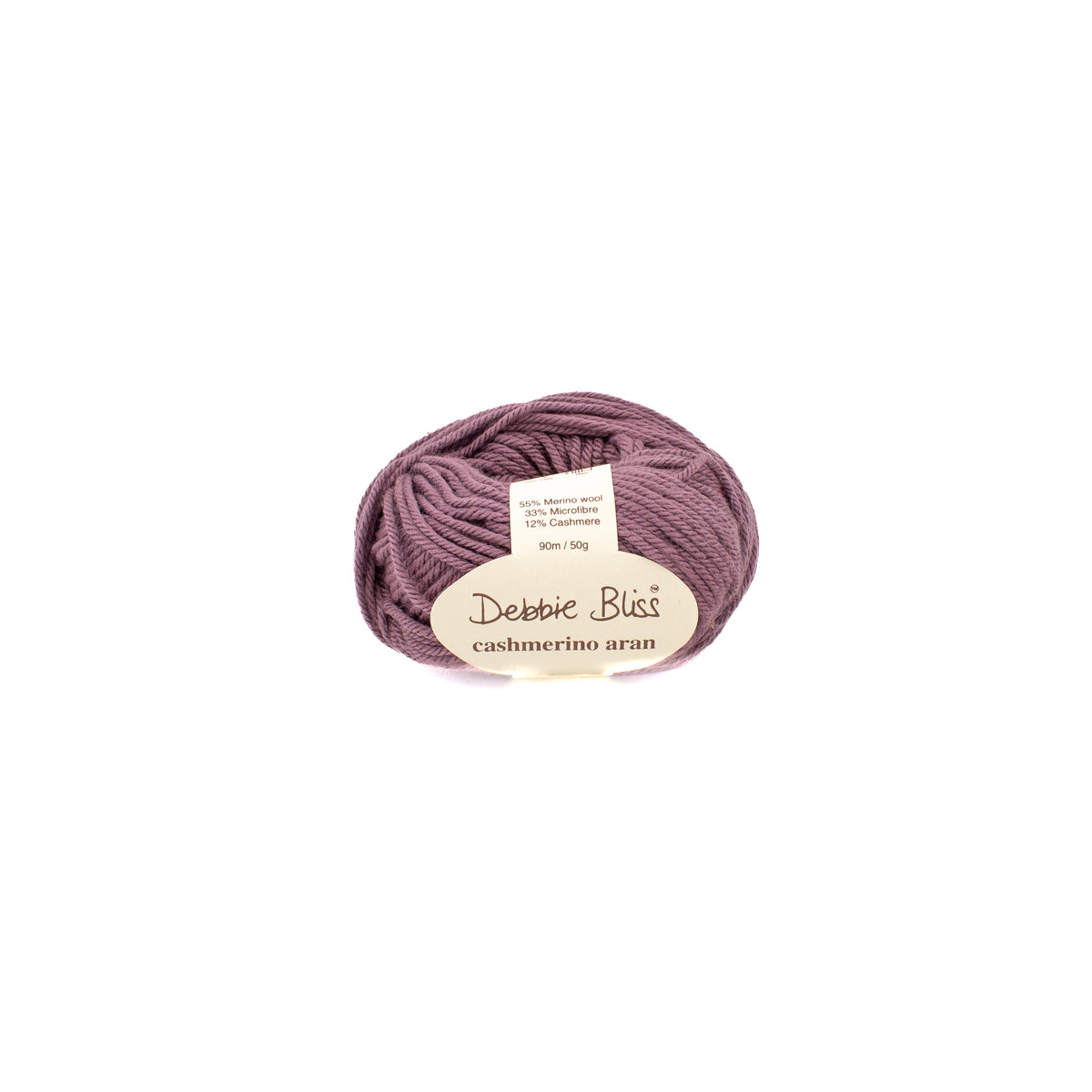 Debbie Bliss Cashmerino Aran in Dusty Purple (300613)