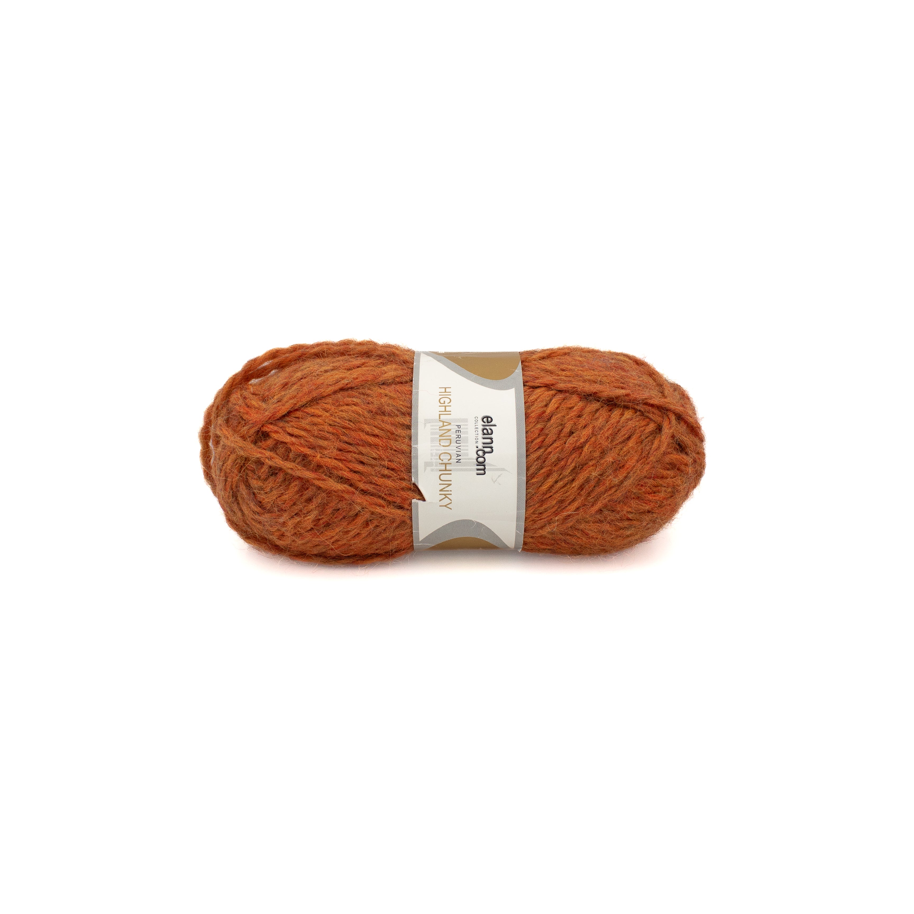 Elann.com Peruvian Highland Chunky in Orange Heather