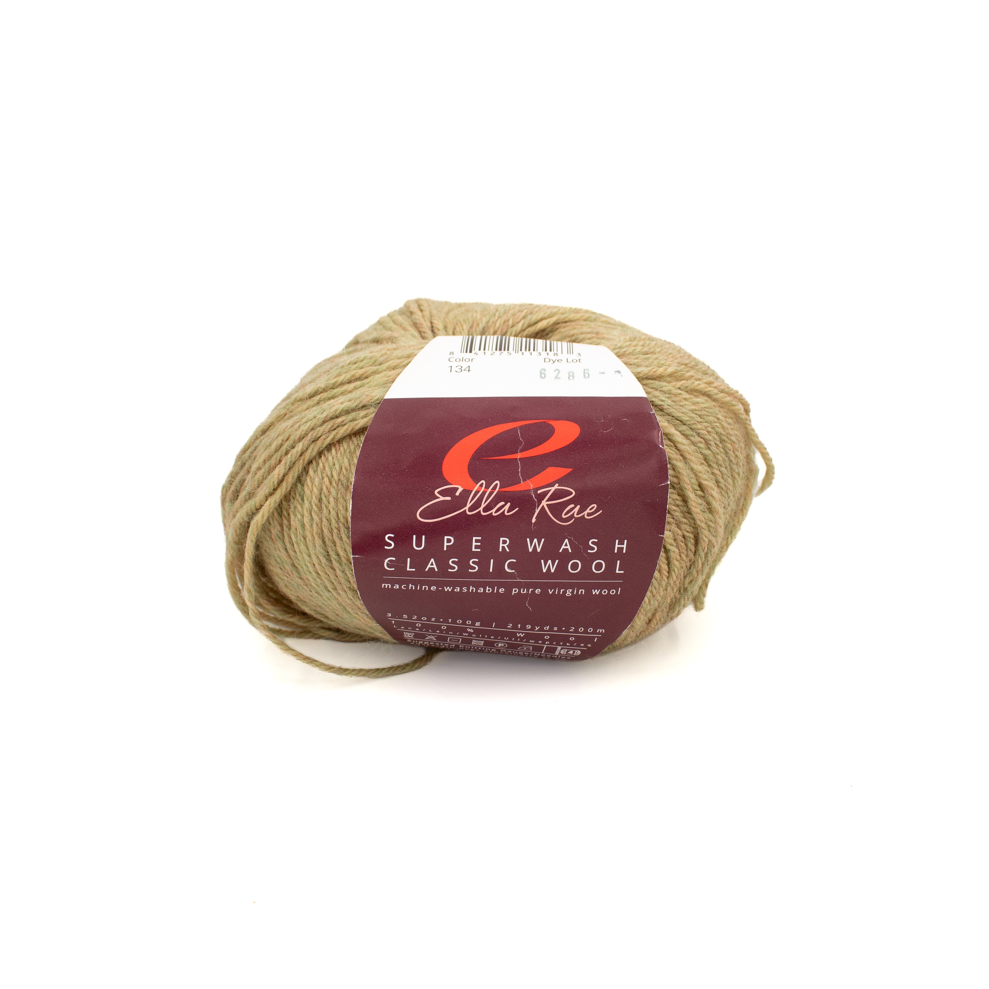 Ella Rae Superwash Classic Wool in Banana Boat Heather