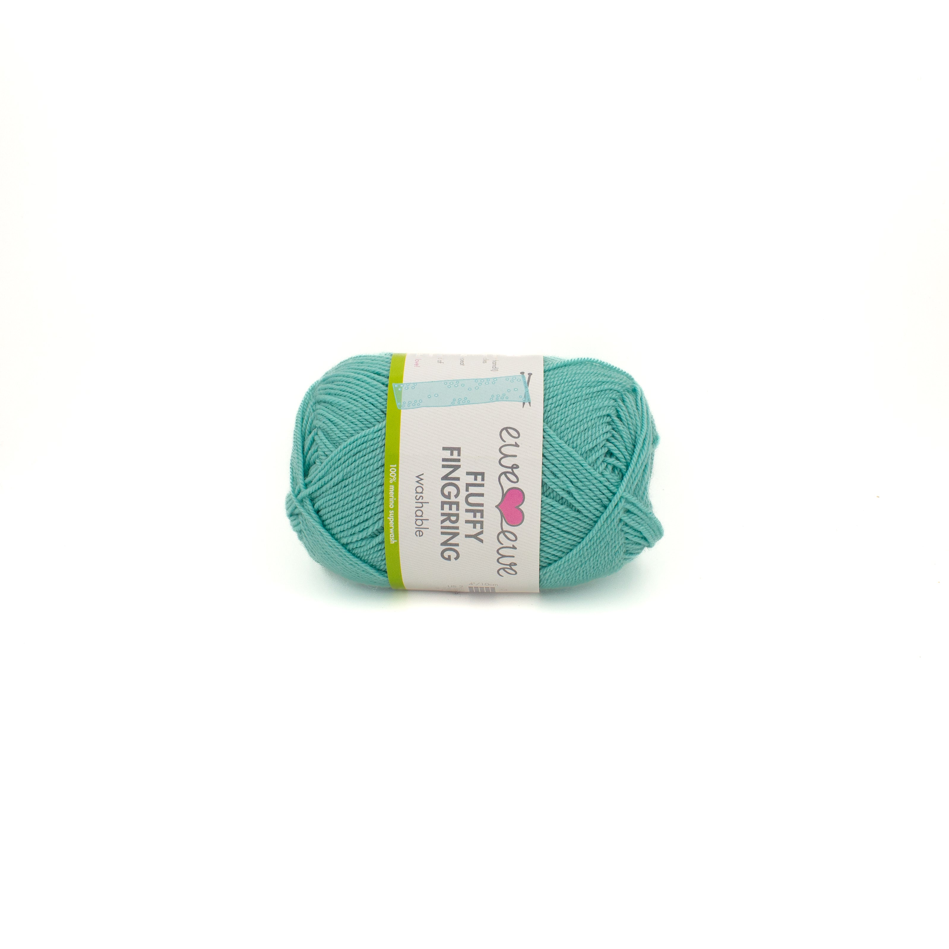 Ewe Ewe Fluffy Fingering in Aquamarine